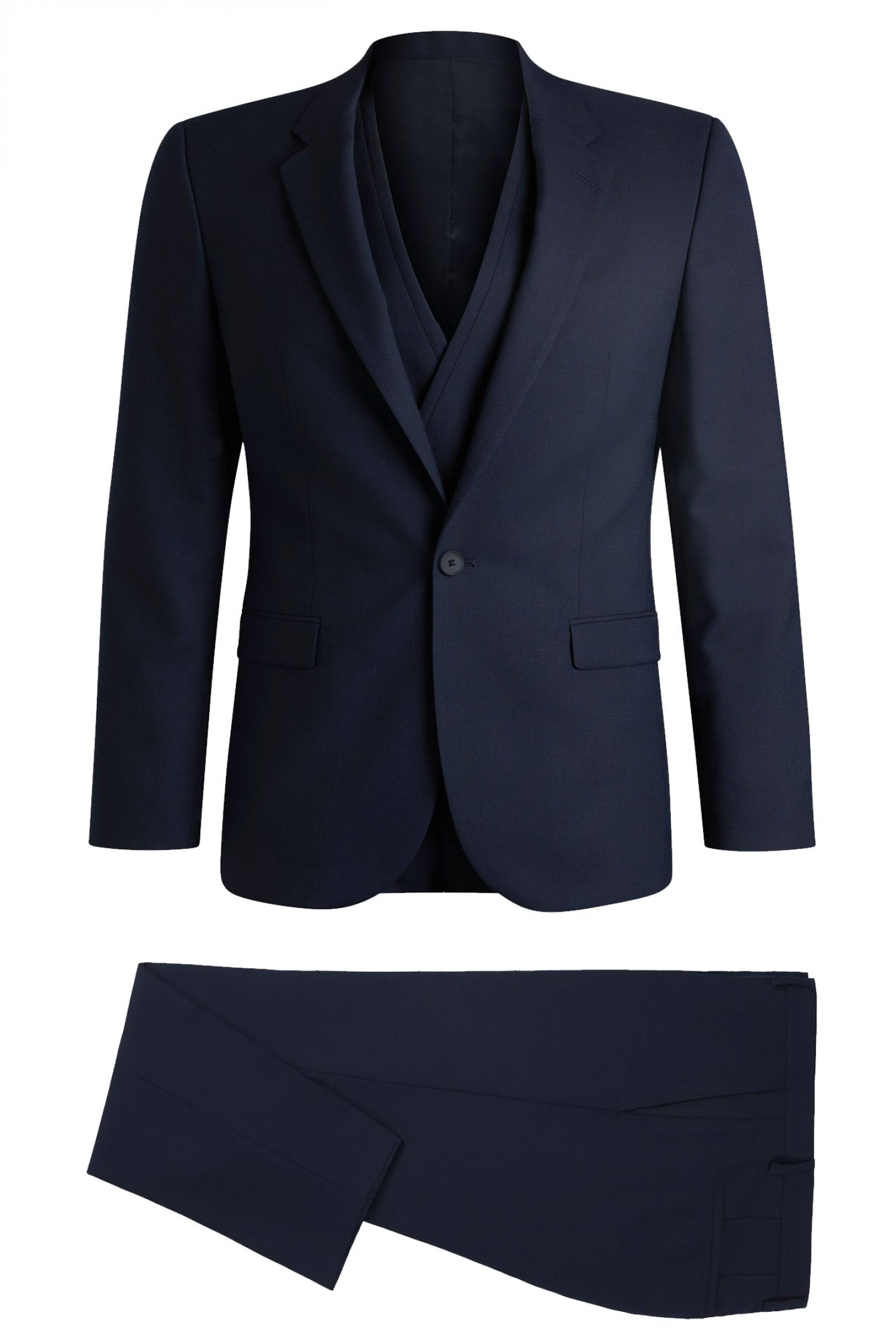 HUGO ΚΟΣΤΟΥΜΙ ARTI/HESTEN 242V1X EXTRA-SLIM FIT ΜΠΛΕ