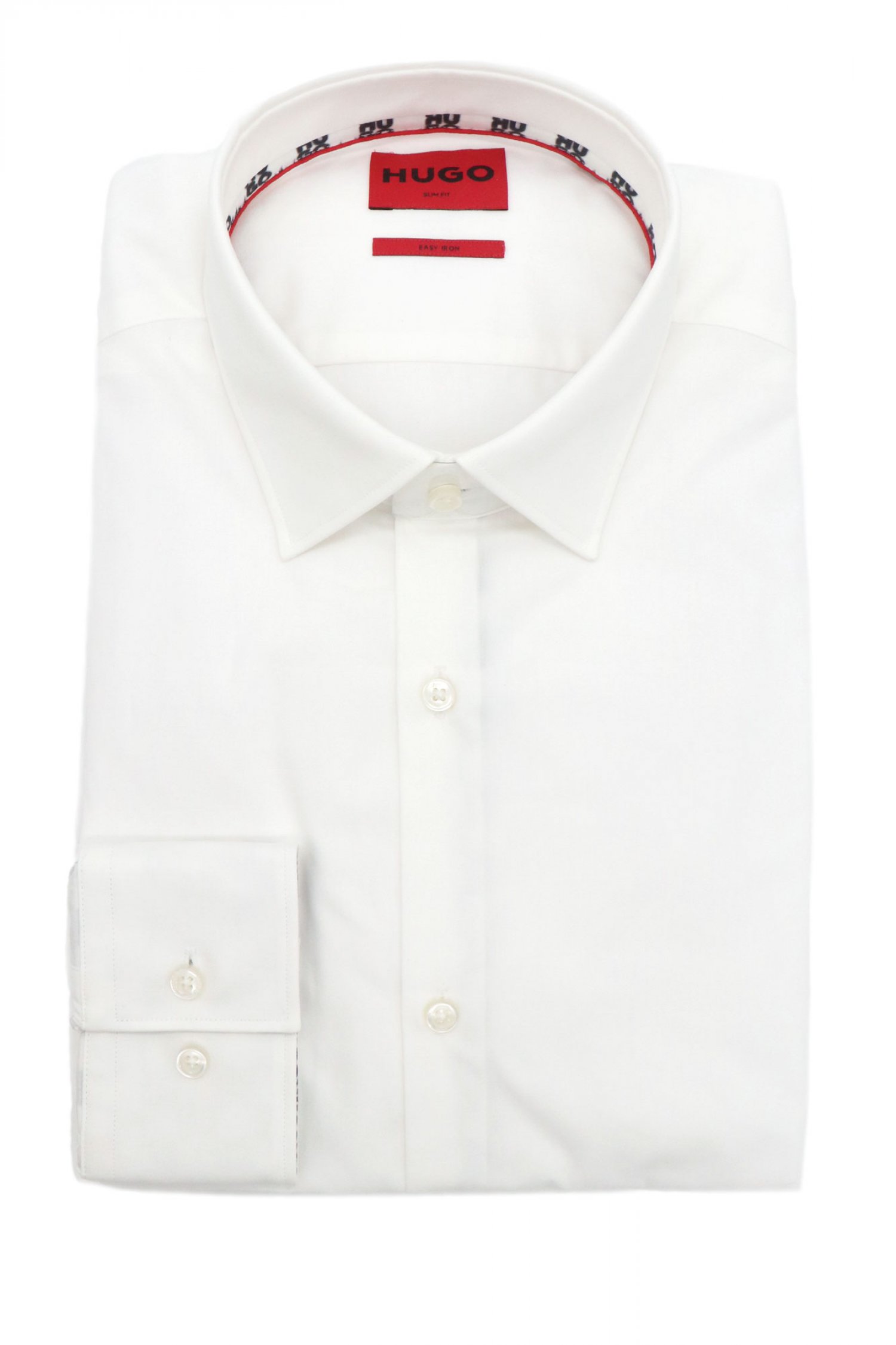 HUGO ΠΟΥΚΑΜΙΣΟ SLIM FIT EASY IRON KOEY ΛΕΥΚΟ