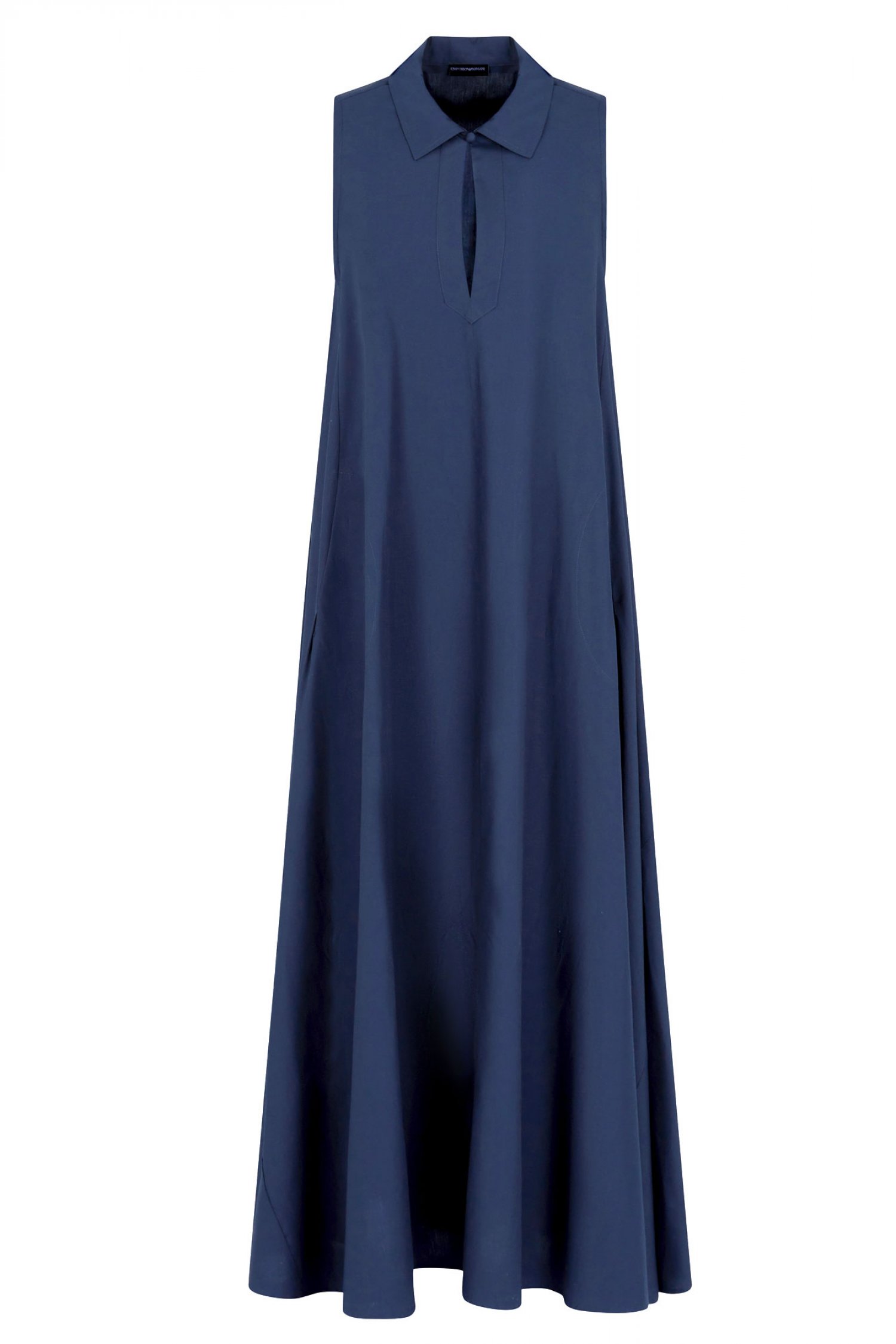 EMPORIO ARMANI EMPORIO ARMANI ΦΟΡΕΜΑ MAXI ΜΕ ΓΙΑΚΑ ΜΠΛΕ