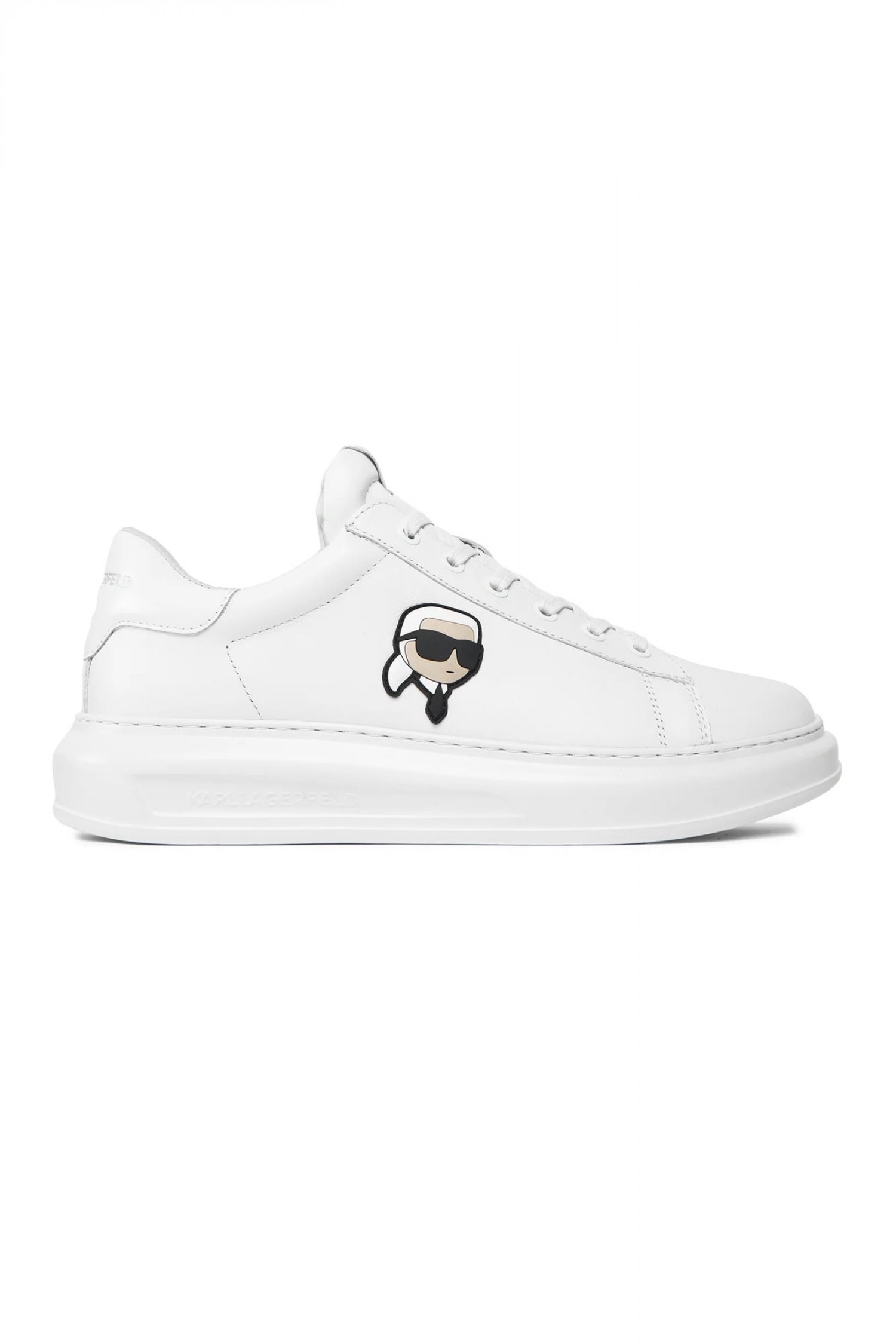 KARL LAGERFELD KARL LAGERFELD ΠΑΠΟΥΤΣΙΑ SNEAKERS KAPRI MENS KARL LACE ΛΕΥΚΟ