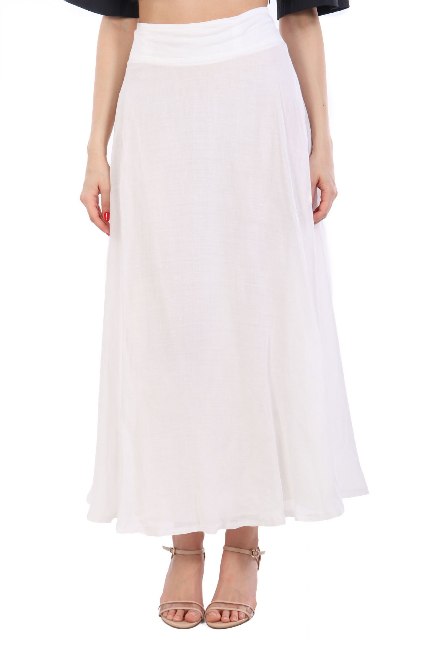 MARELLA MARELLA ΦΟΥΣΤΑ MIDI NIPPON ΛΕΥΚΟ