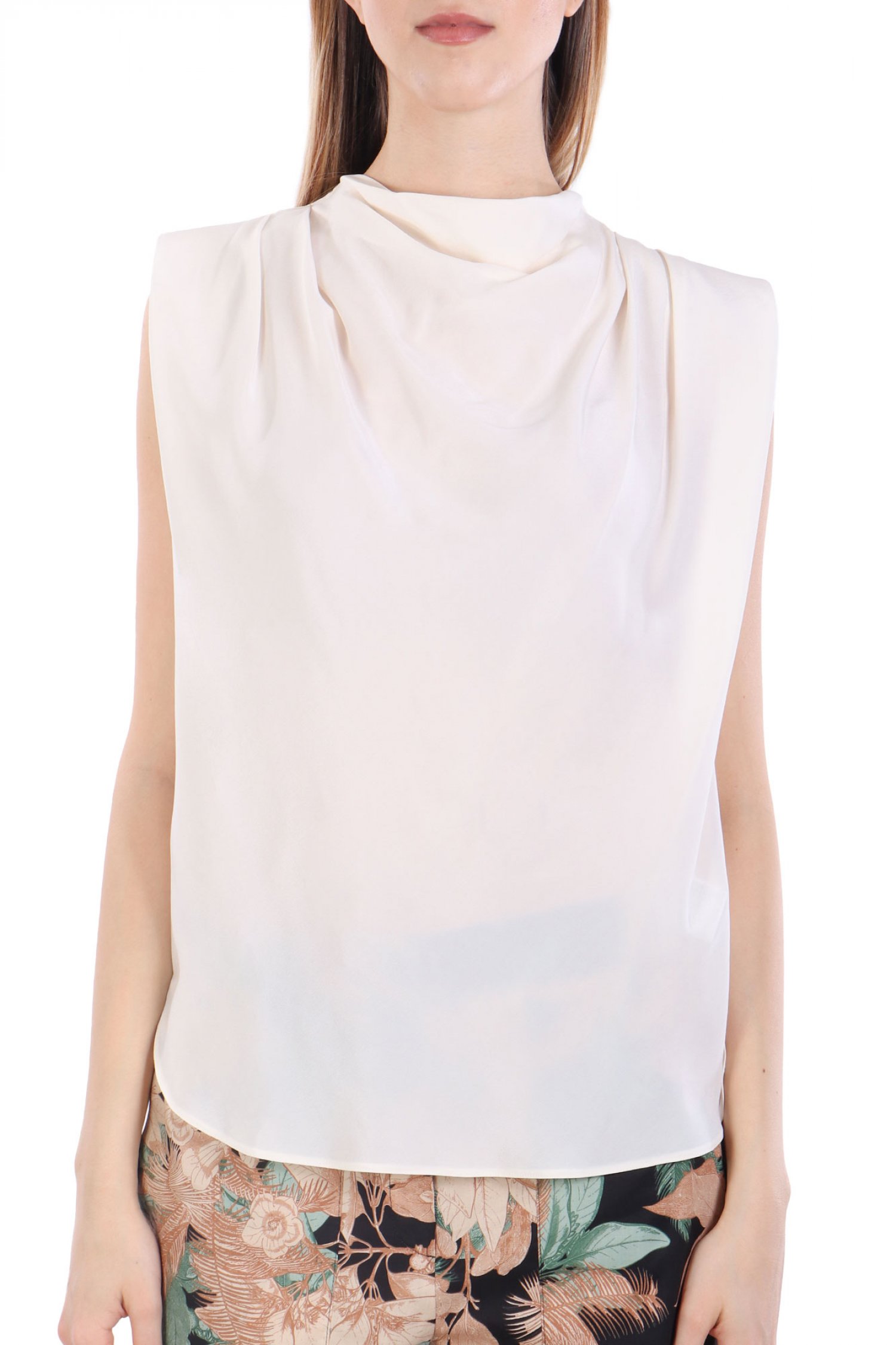 MARELLA TOP DONDOLO ΝΤΡΑΠΕ ΠΙΕΤΕΣ ΕΚΡΟΥ