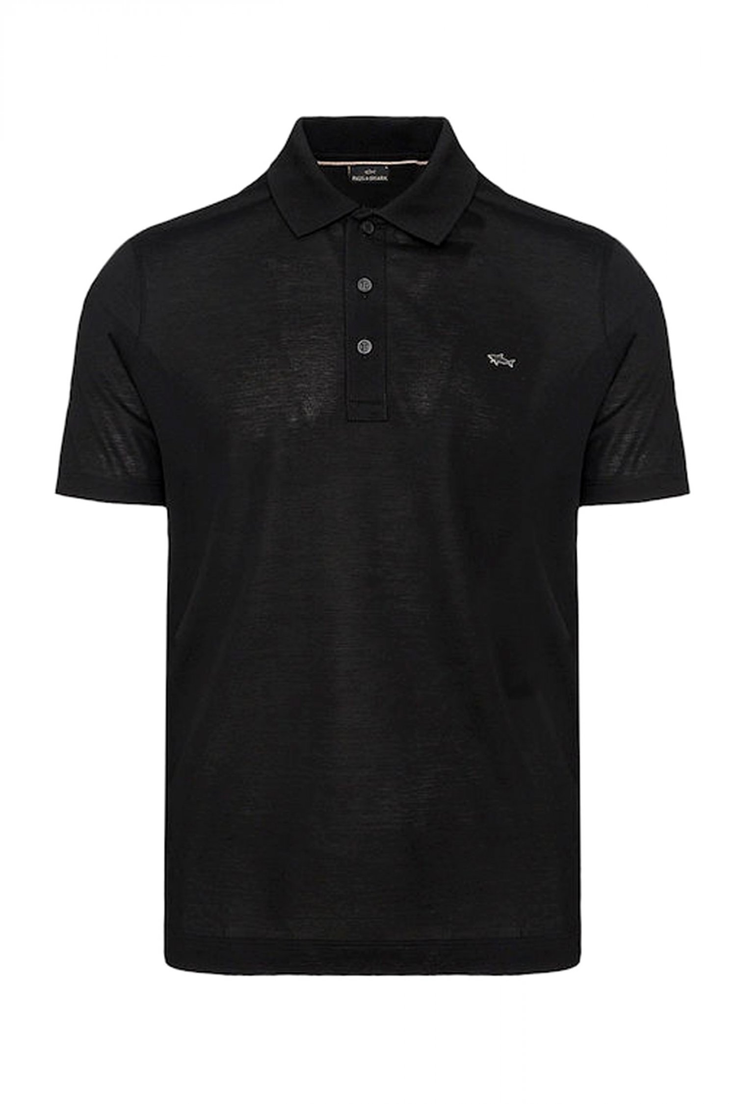 PAUL&SHARK POLO LOGO METALLIC PIN LOGO ΜΑΥΡΟ