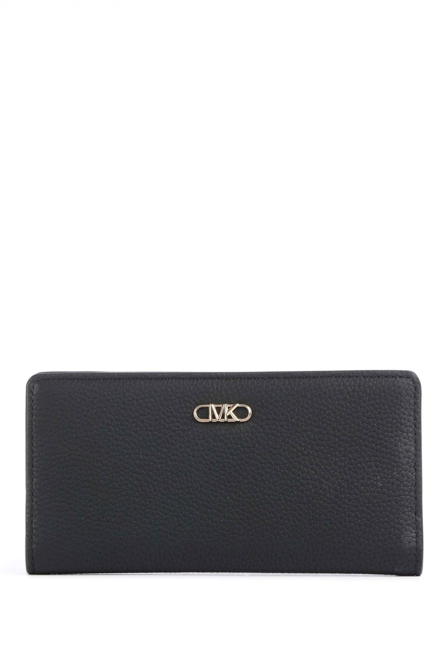 MICHAEL KORS MICHAEL KORS ΠΟΡΤΟΦΟΛΙ LG SLIM SNAP ΜΕΤΑΛΛΙΚΟ LOGO MAYΡΟ