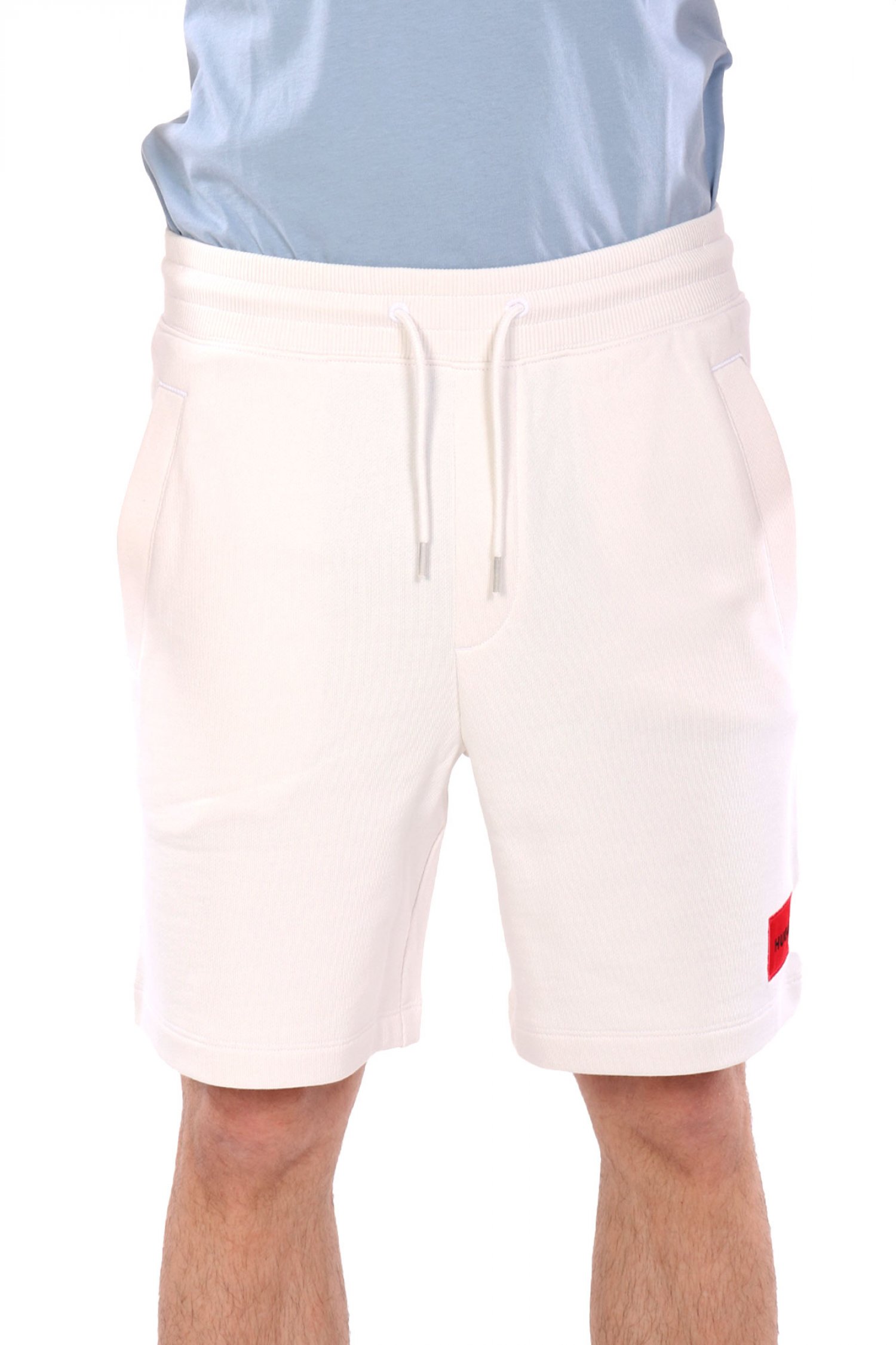 HUGO ΒΕΡΜΟΥΔΑ DIZ222 LOGO ΛΕΥΚΟ