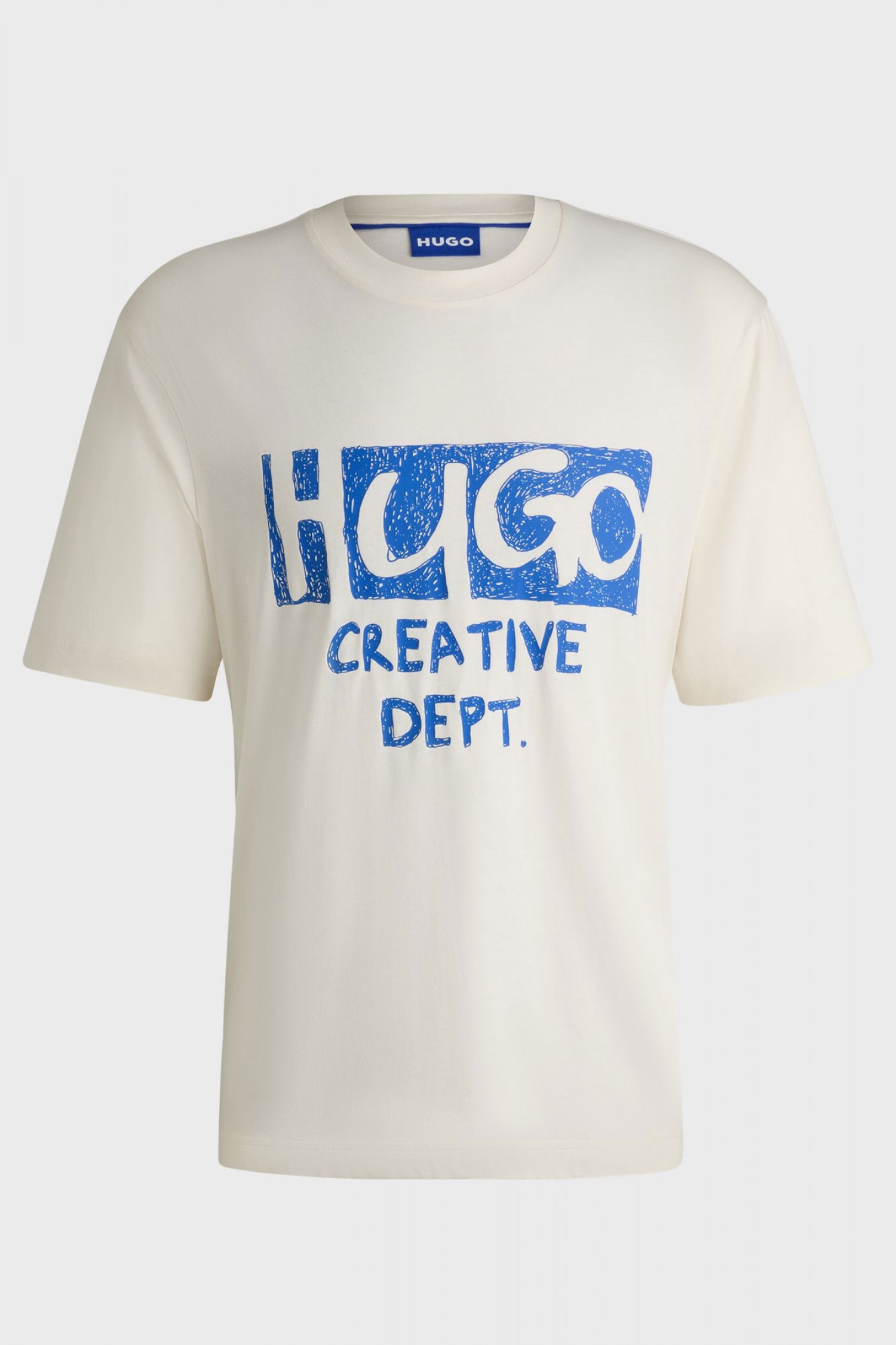 HUGO BLUE T-SHIRT NUGOCREA ΥΠΟΛΕΥΚΟ