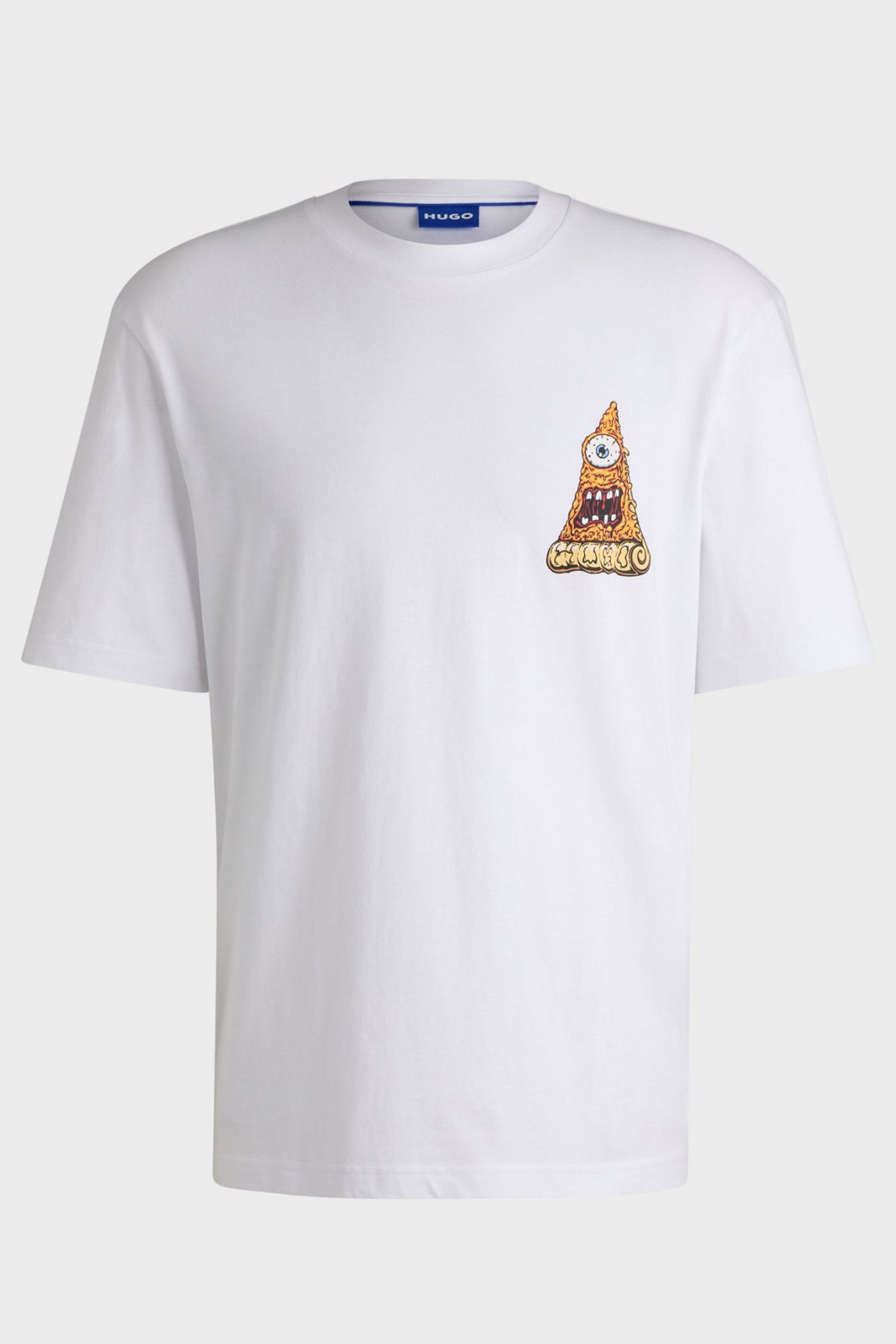 HUGO BLUE T-SHIRT NIZZERIO ΛΕΥΚΟ