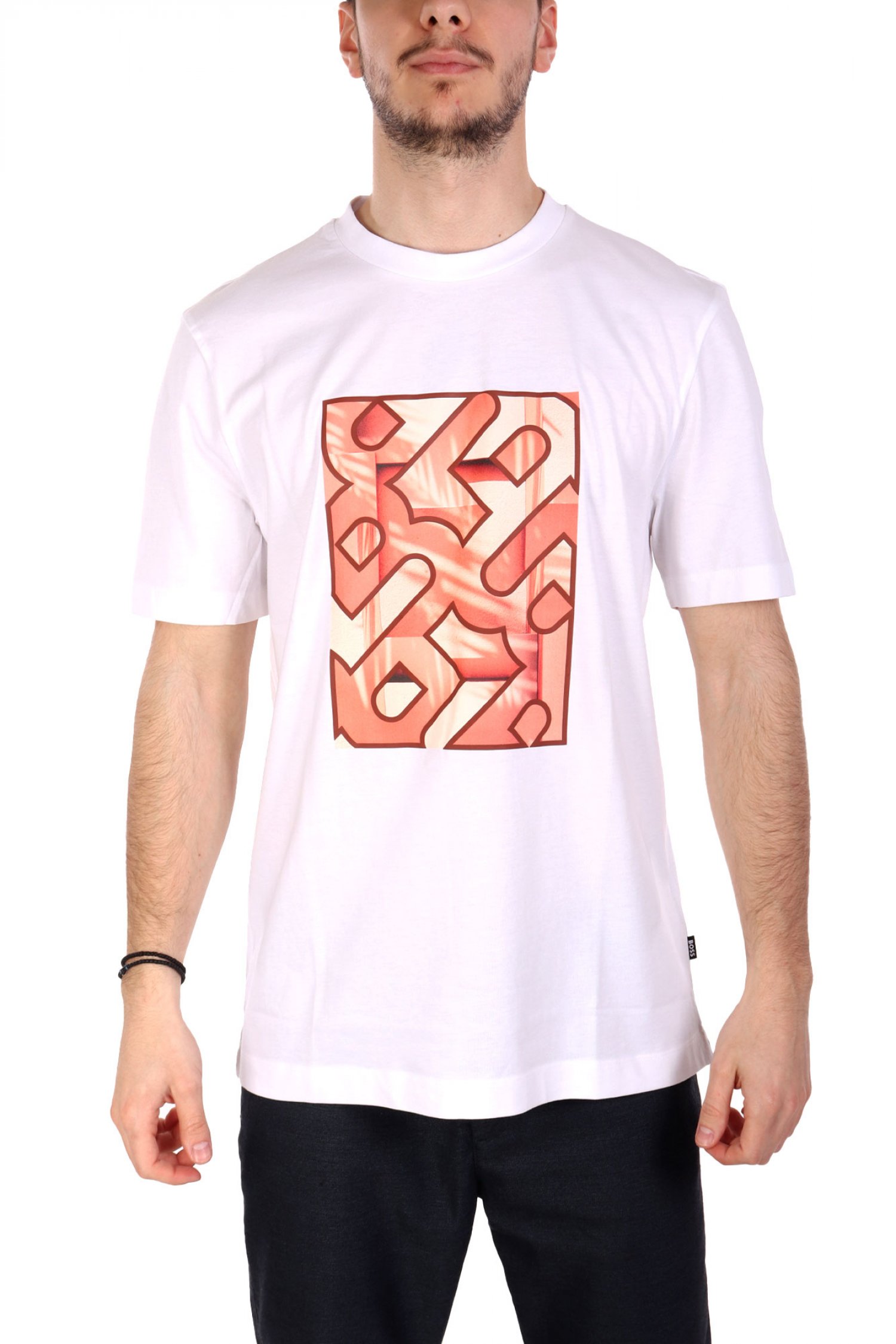 BOSS T-SHIRT H-TAUT 81 ΛΕΥΚΟ