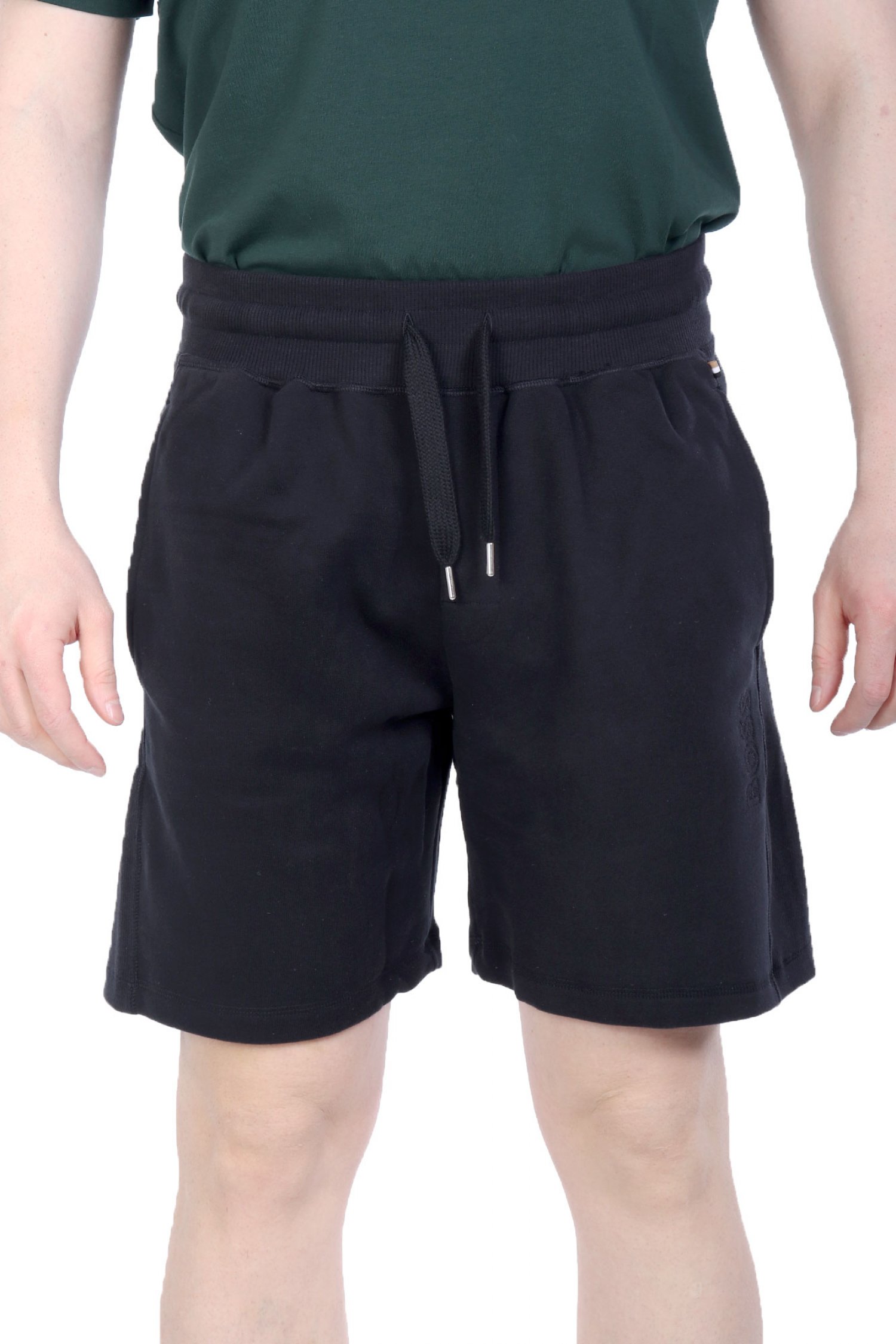 BOSS BOSS HOMEWEAR ΒΕΡΜΟΥΔΑ ΦΟΥΤΕΡ DAVID SHORTS ΜΑΥΡΟ