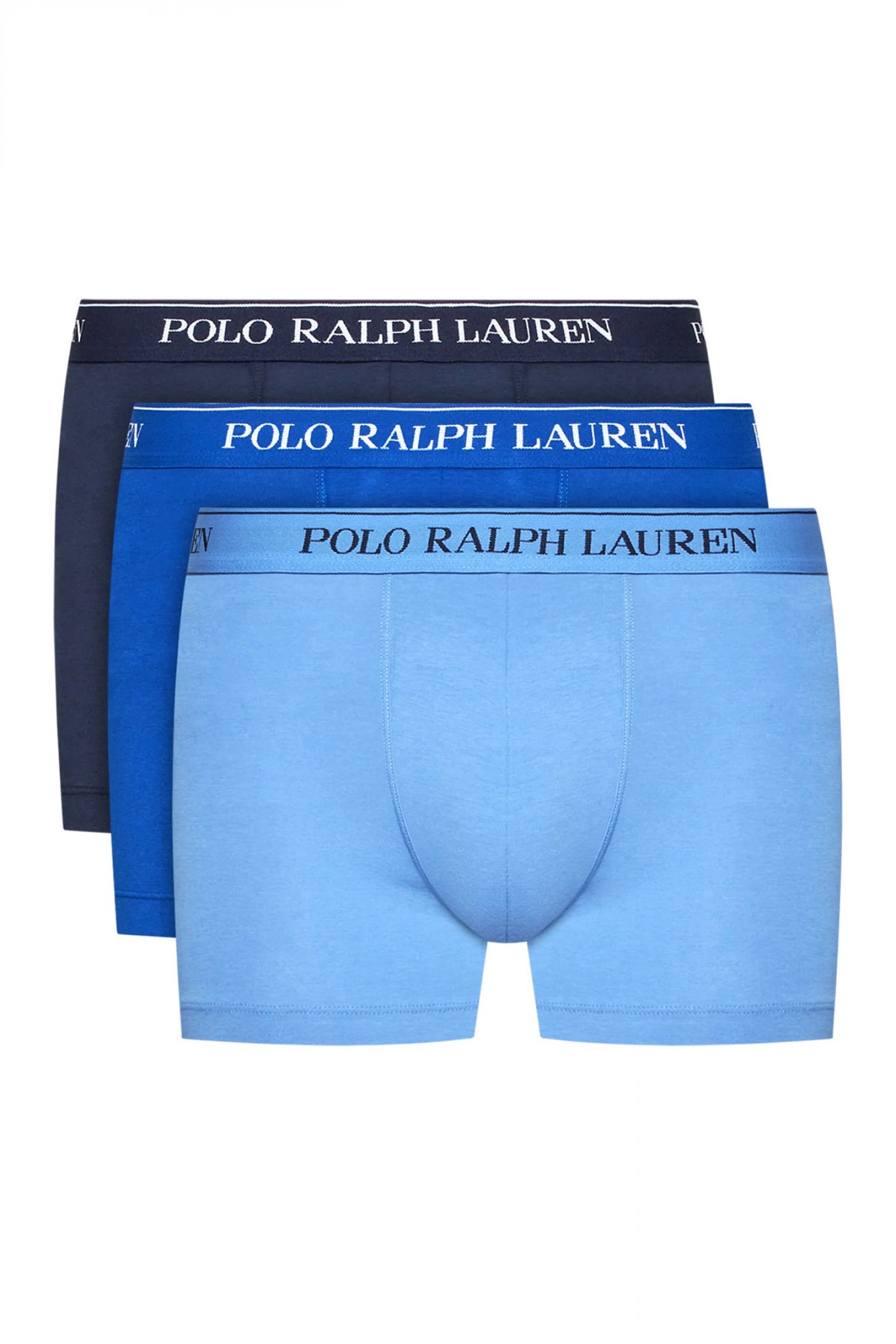 RALPH LAUREN UNDERWEAR ΕΣΩΡΟΥΧΟ ΣΕΤ 3PACK STRETCH COTTON TRUNK ΣΙΕΛ-ΜΠΛΕ