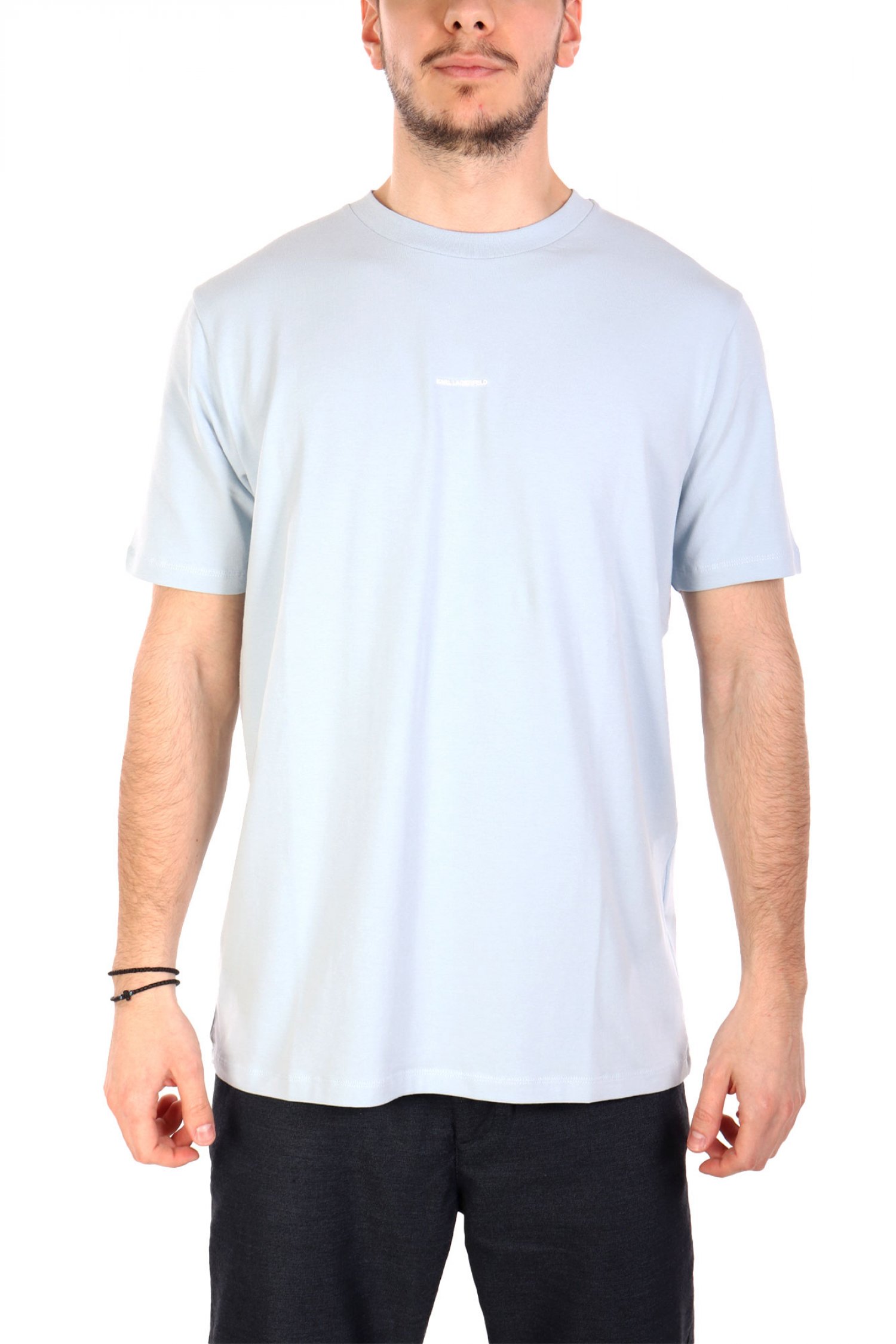 KARL LAGERFELD T-SHIRT LOGO ΣΙΕΛ