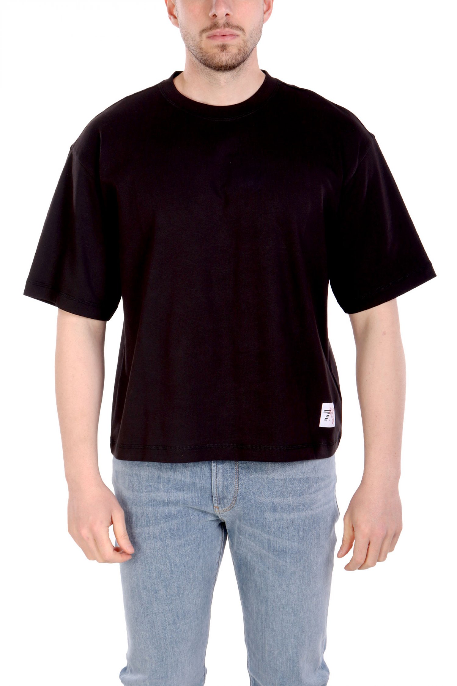 ARMANI 7 ARMANI 7 T-SHIRT LOGO ΜΑΥΡΟ