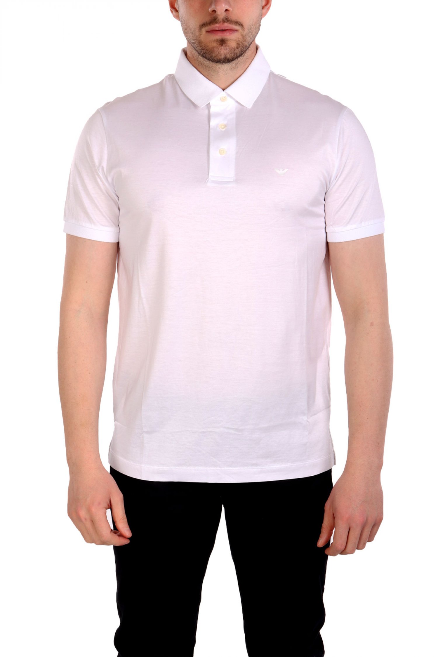 EMPORIO ARMANI POLO LOGO ΛΕΥΚΟ