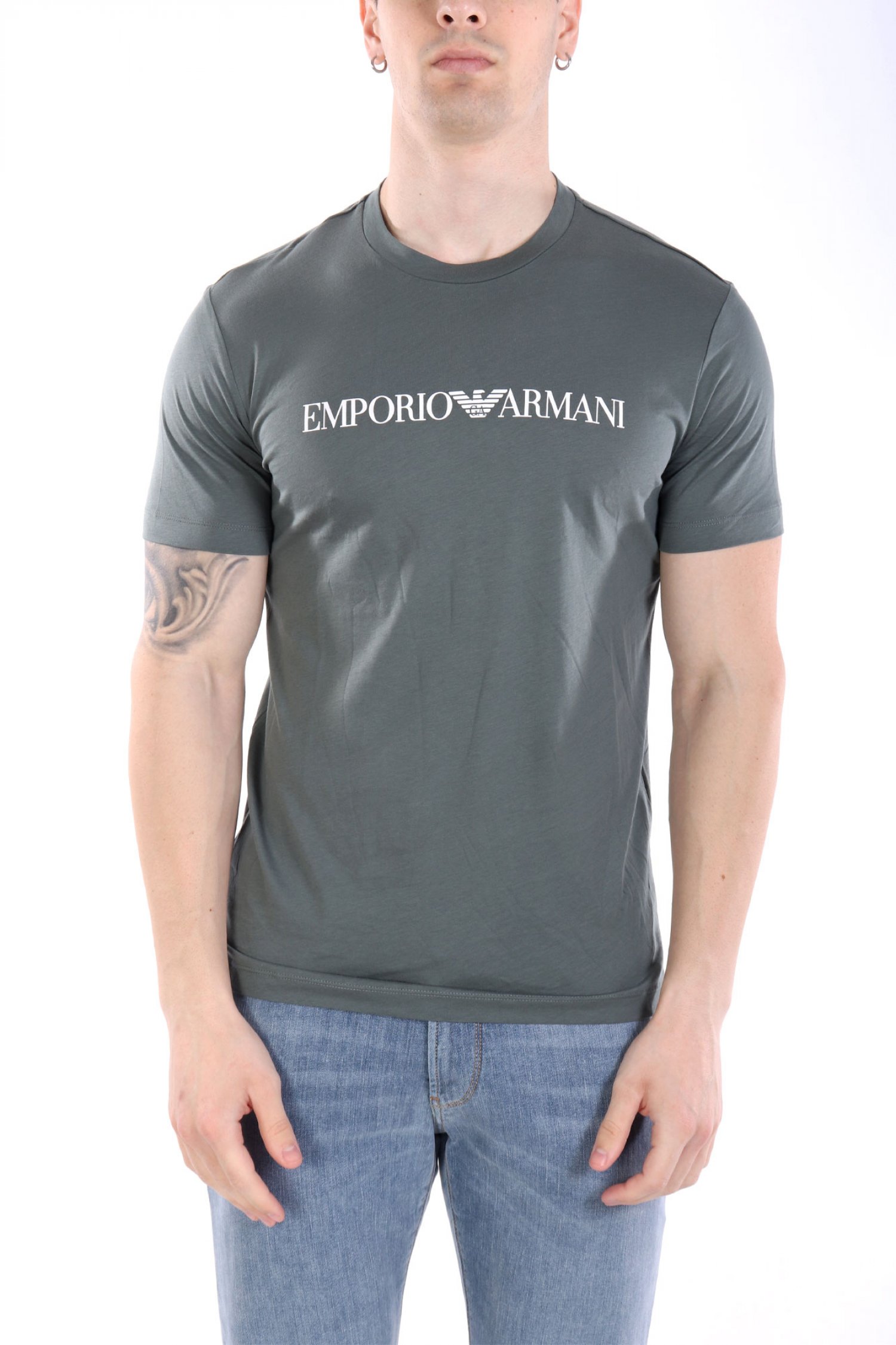 EMPORIO ARMANI T-SHIRT LOGO ΠΕΤΡΟΛ