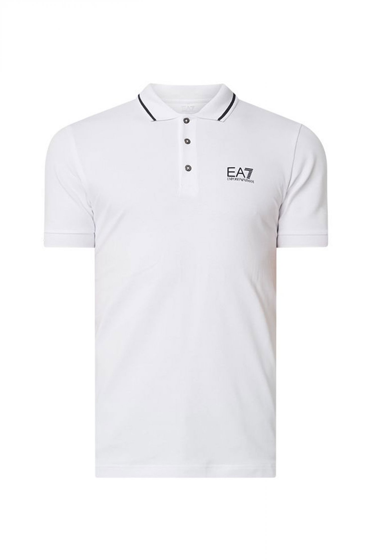 ARMANI 7 POLO LOGO ΡΙΓΑ ΓΙΑΚΑΣ ΛΕΥΚΟ