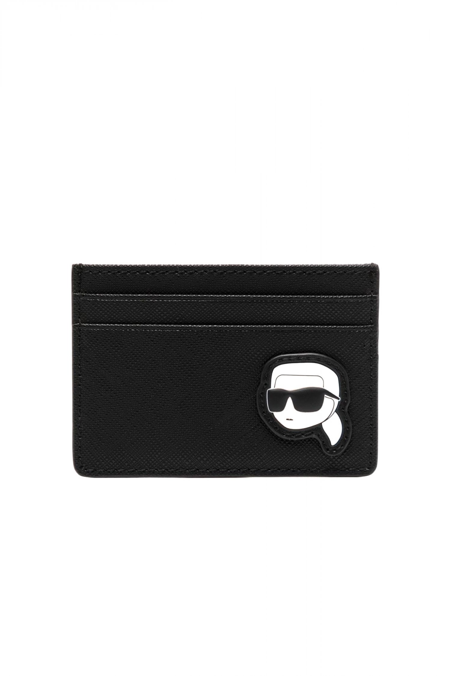 KARL LAGERFELD ΘΗΚΗ ΚΑΡΤΩΝ K/IKON KORE CARDHOLDER ΜΑΥΡΟ