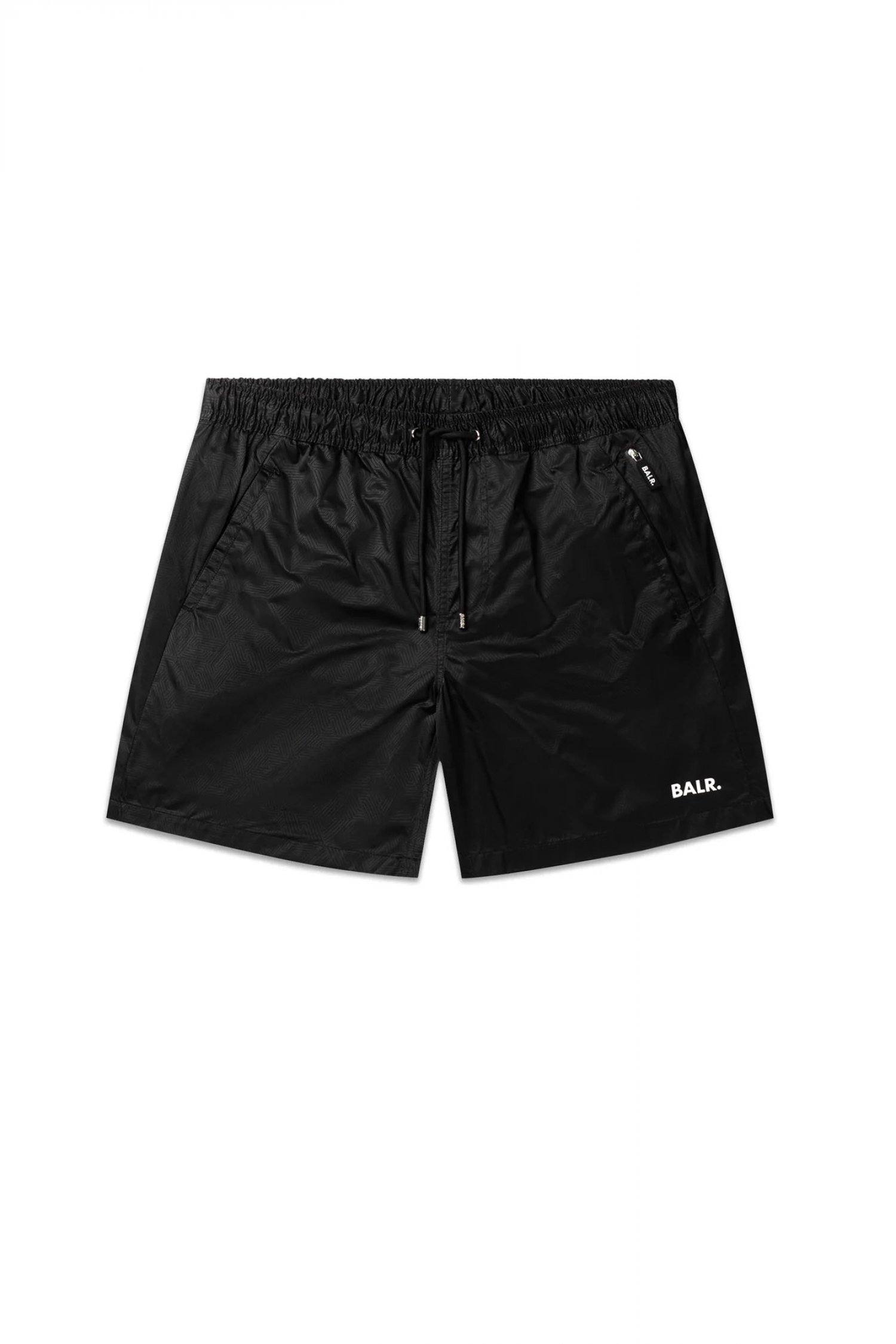 BALR. ΜΑΓΙΩ MONOGRAM SWIMSHORTS SPACE LOGO ΜΑΥΡΟ