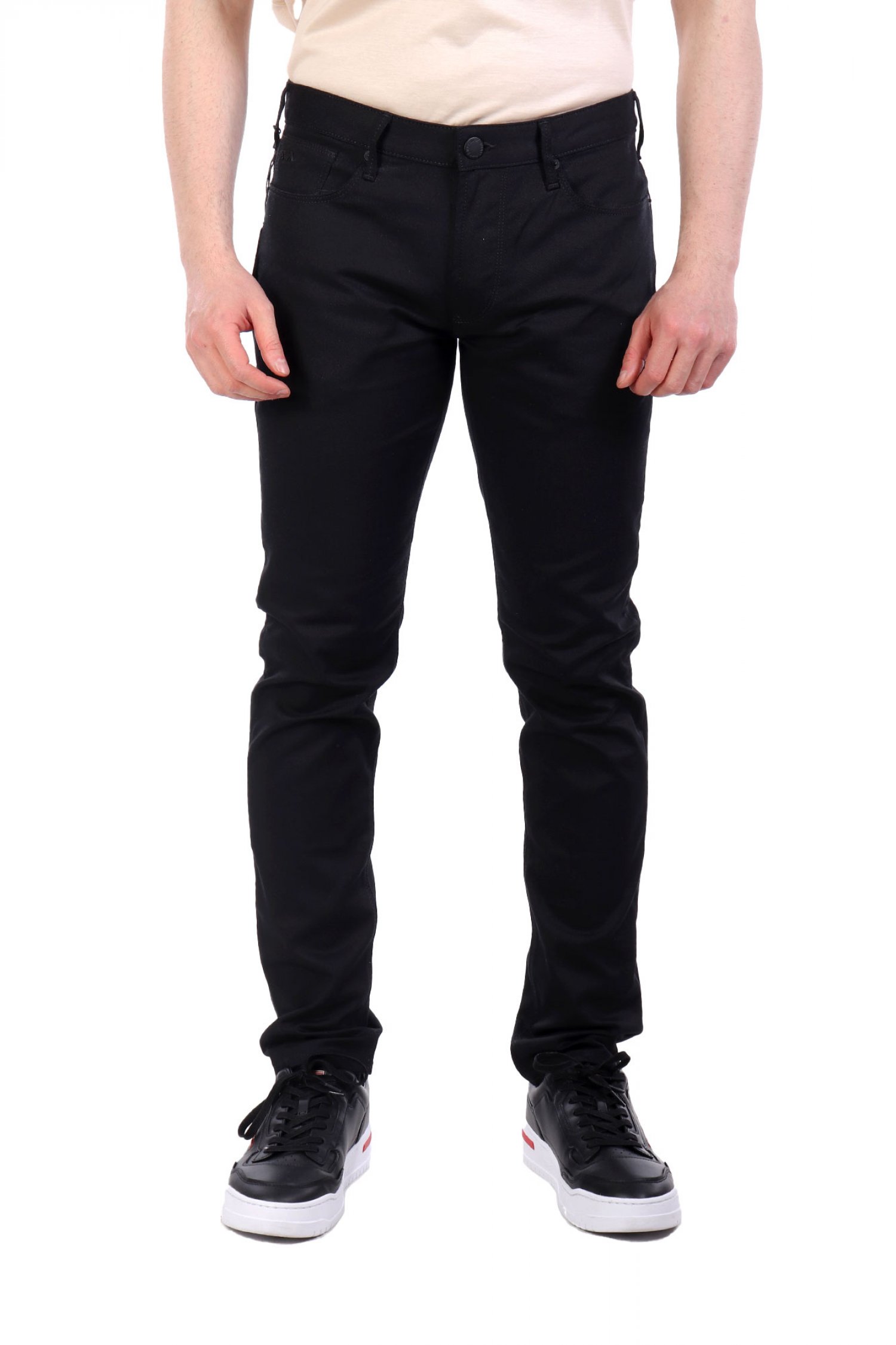 EMPORIO ARMANI ΠΑΝΤΕΛΟΝΙ 5ΤΣΕΠΟ J06 SLIM FIT ΜΑΥΡΟ