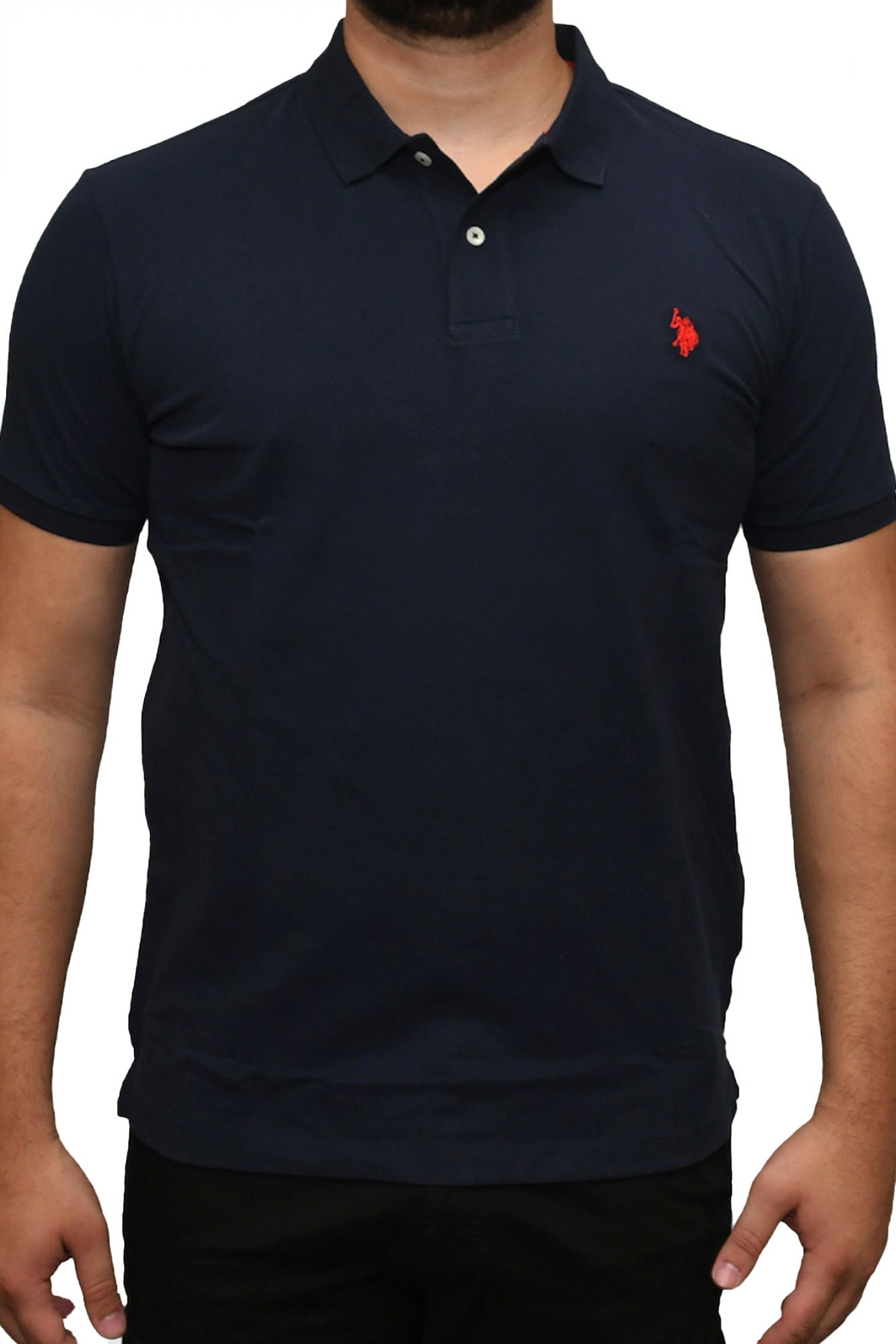U.S.POLO ASSN POLO KING LOGO ΜΠΛΕ