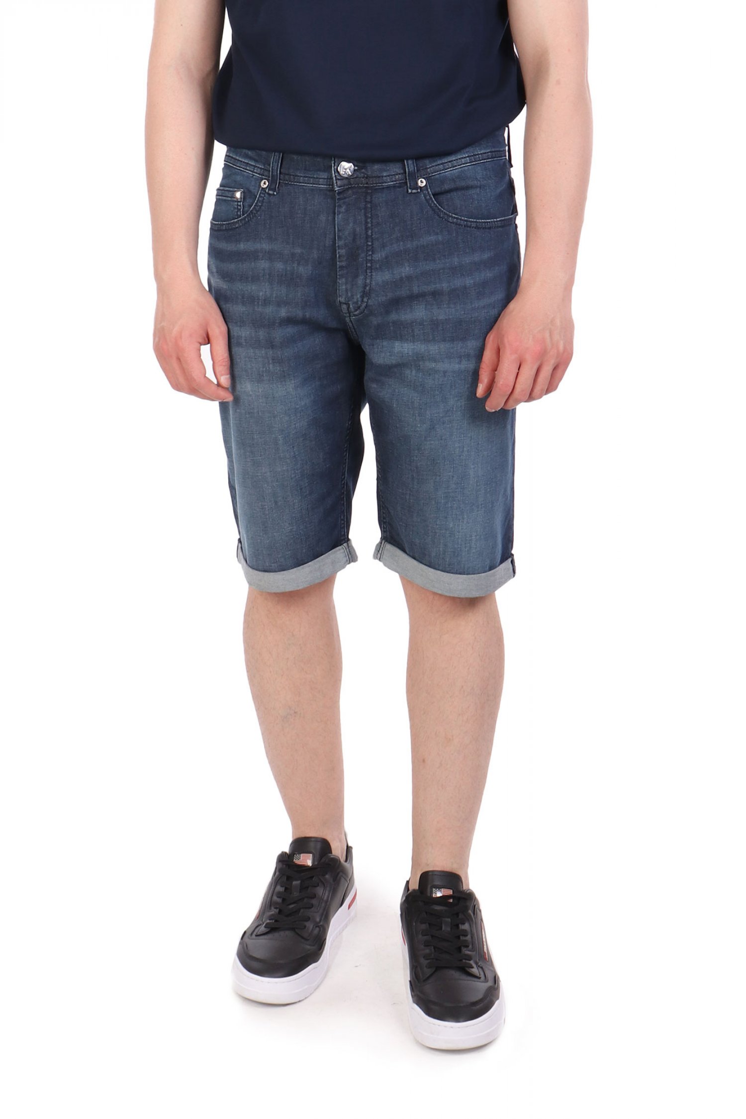 KARL LAGERFELD ΒΕΡΜΟΥΔΑ JEANS 5-POCKET ΜΠΛΕ