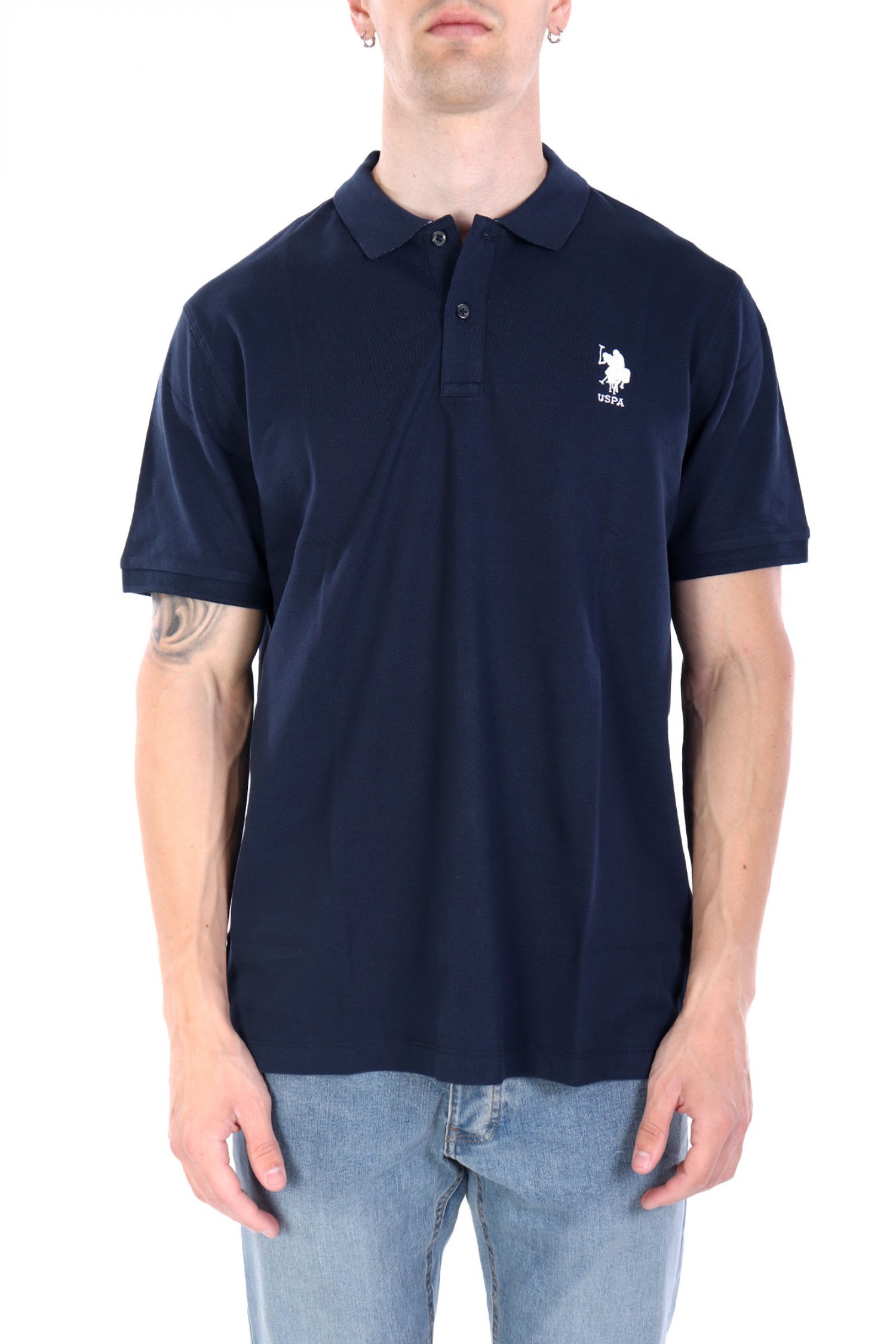 U.S. POLO ASSN U.S. POLO ASSN. ΜΠΛΟΥΖΑ ΜΠΛΕ ΑΝΔΡΙΚΟ POLO ΠΙΚΕ
