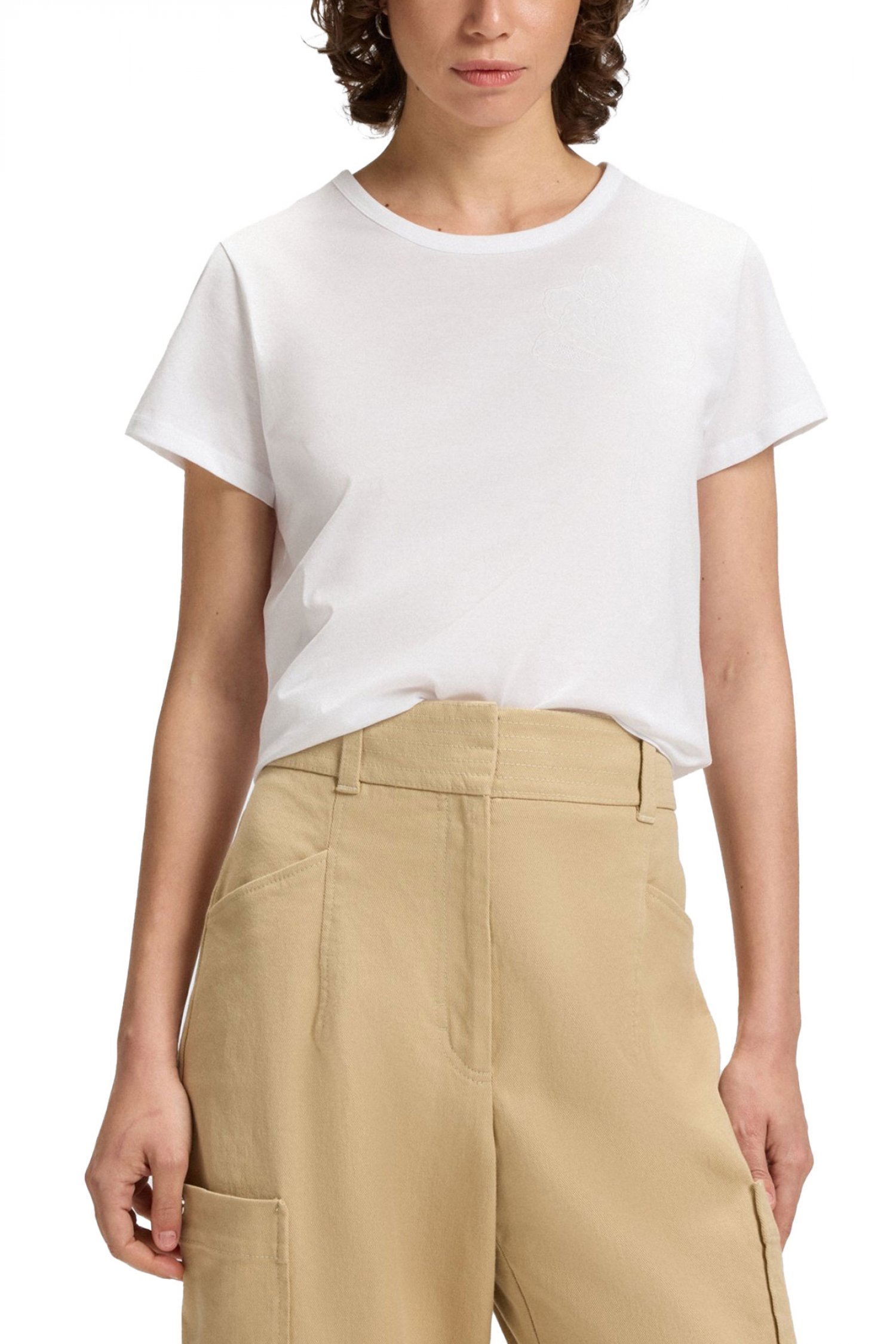 BOSS T-SHIRT EVENTSA7 LOGO ΛΕΥΚΟ