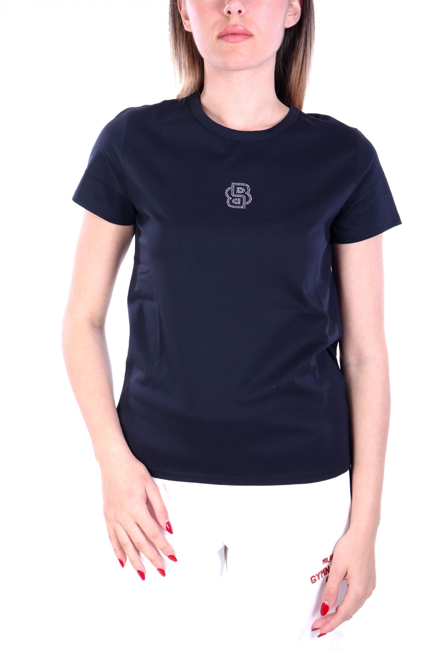 BOSS T-SHIRT EVENTSA7 LOGO ΣΚΟΥΡΟ ΜΠΛΕ