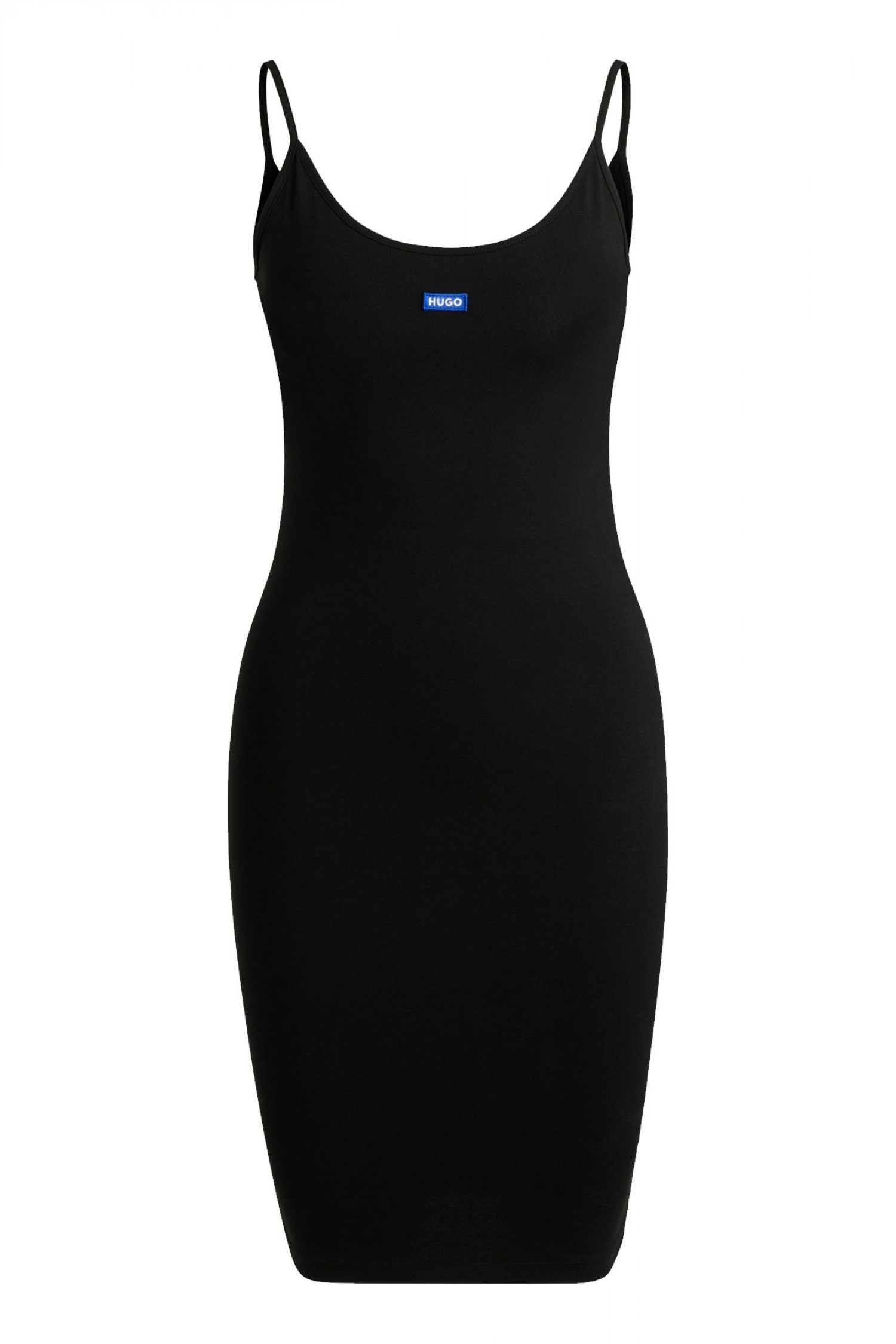 HUGO BLUE ΦΟΡΕΜΑ MINI NARYA_B_2 ΤΙΡΑΝΤΕΣ LOGO ΜΑΥΡΟ