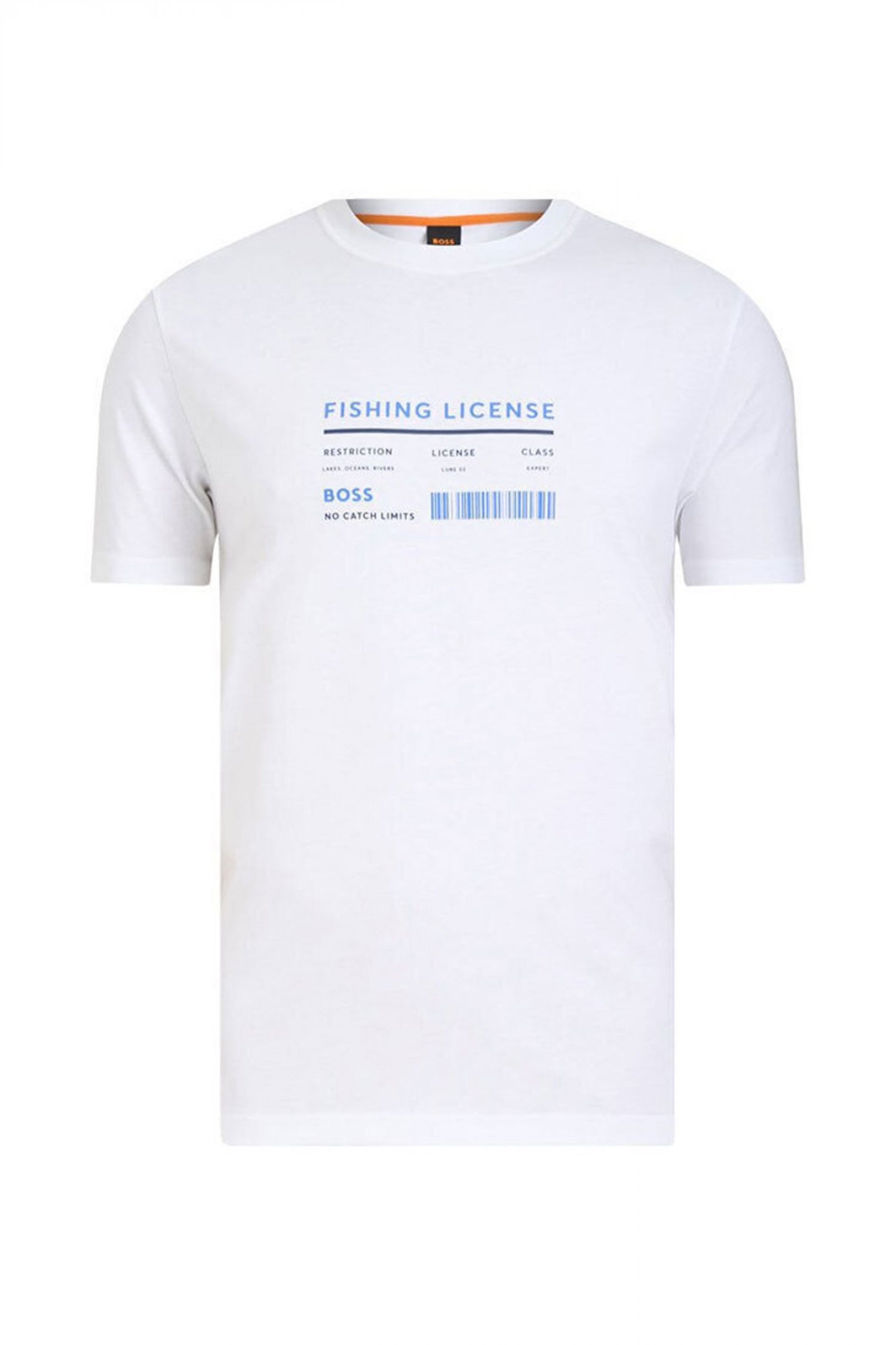 BOSS CASUAL T-SHIRT TE_ATACAMA ΛΕΥΚΟ