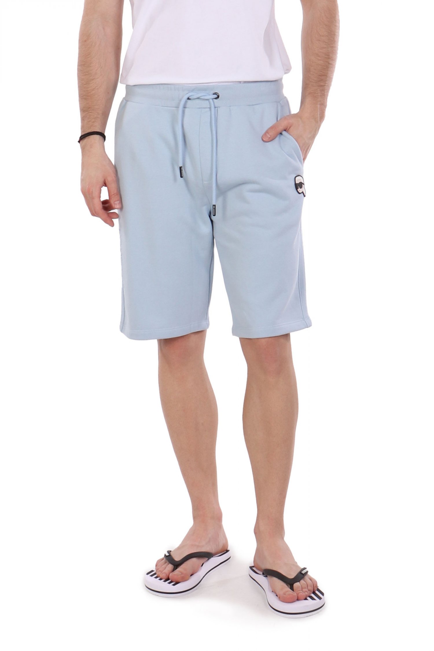 KARL LAGERFELD ΒΕΡΜΟΥΔΑ ΦΟΥΤΕΡ LOGO ΣΙΕΛ