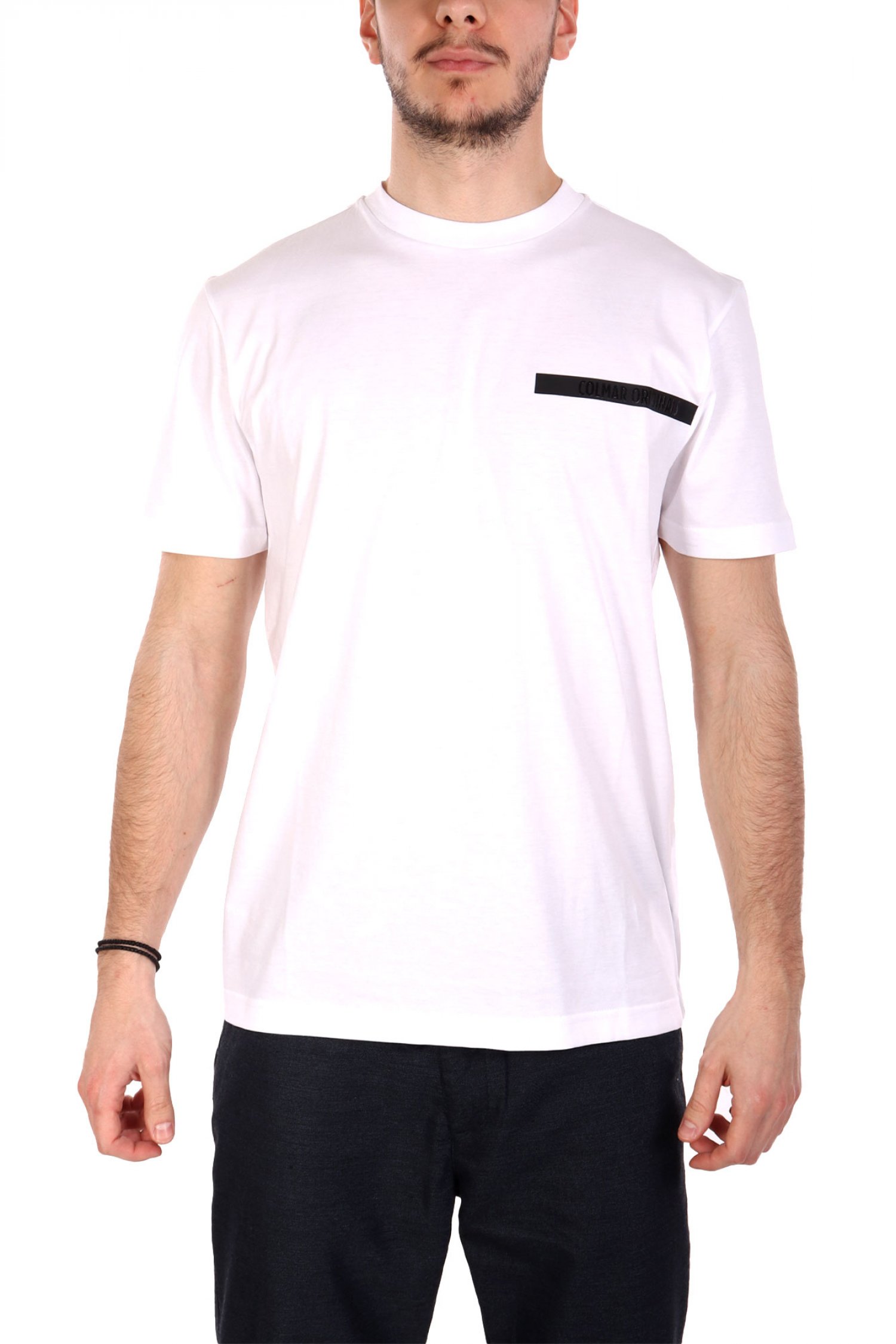 COLMAR COLMAR T-SHIRT CREW NECK FRIDA LOGO ΛΕΥΚΟ