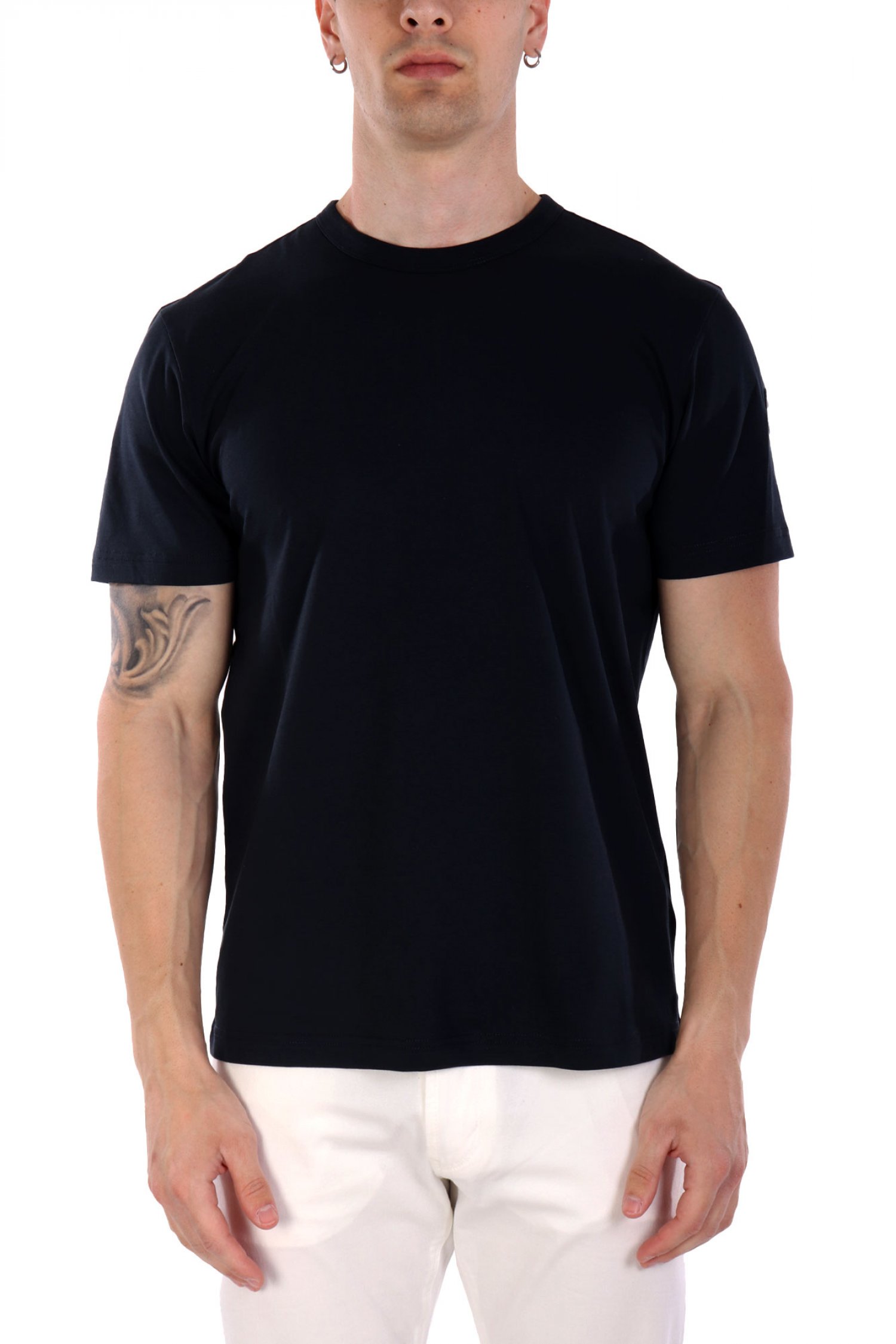 COLMAR COLMAR T-SHIRT CREW NECK FRIDA LOGO ΜΠΛΕ