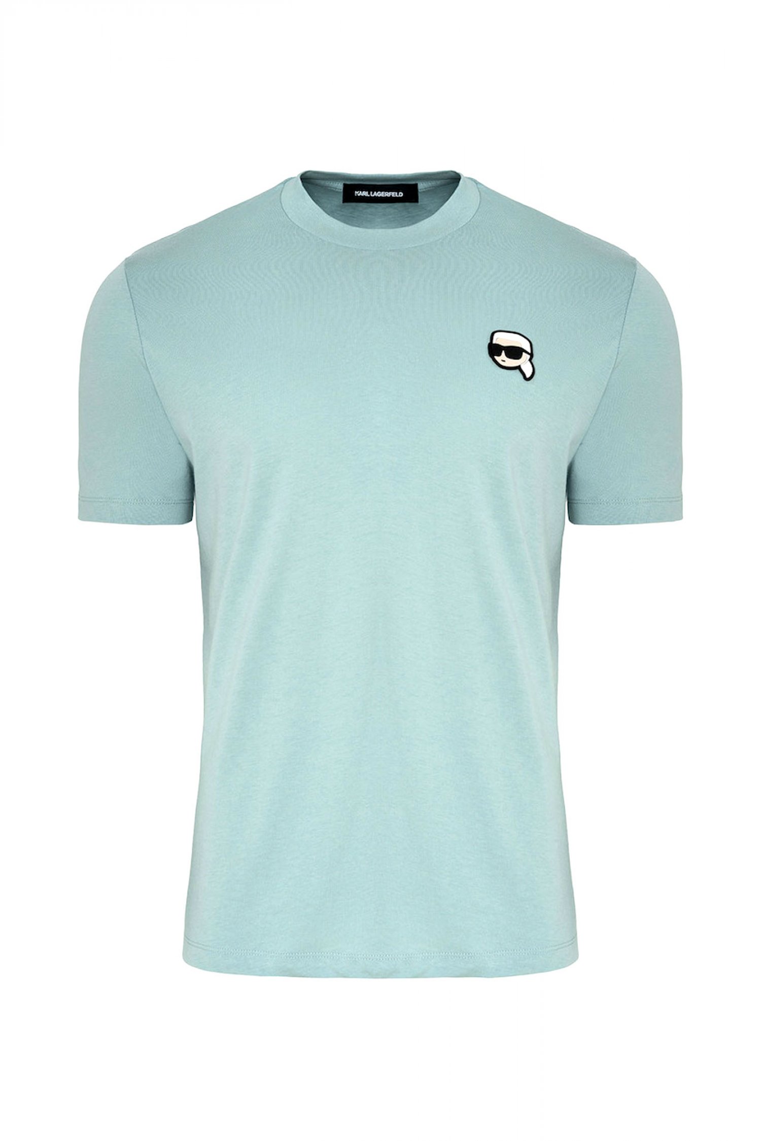 KARL LAGERFELD T-SHIRT LOGO ΣΙΕΛ