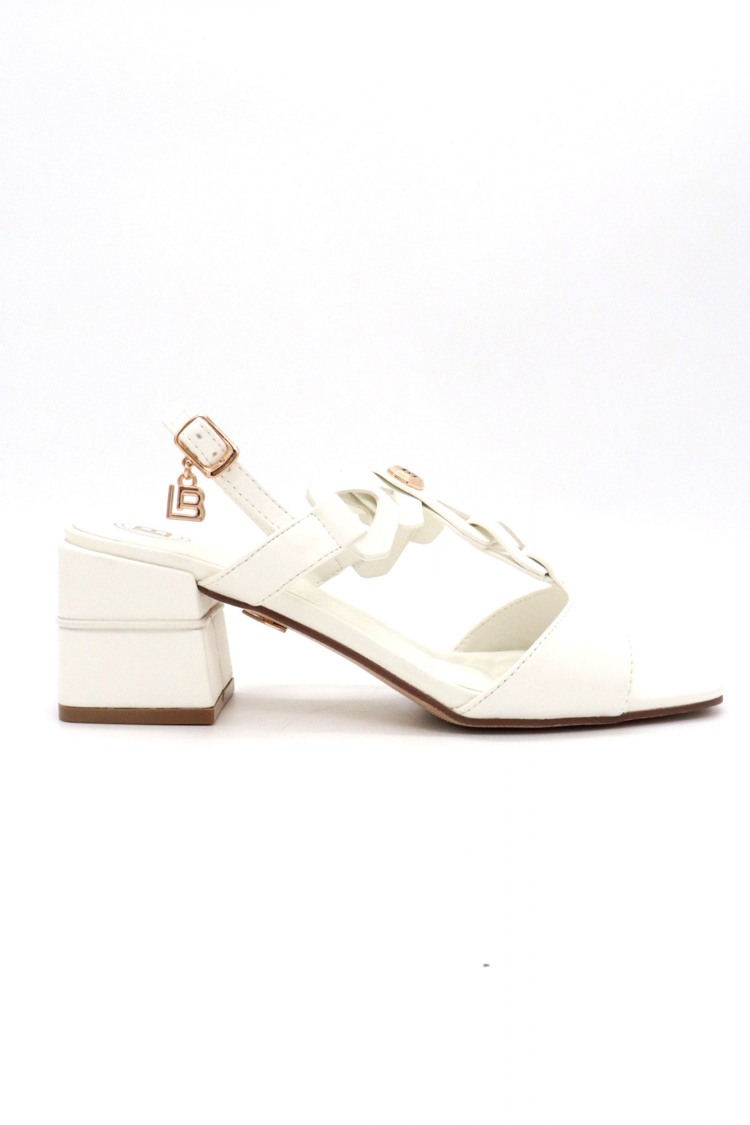 LAURA BIAGIOTTI ΠΑΠΟΥΤΣΙΑ ΠΕΔΙΛΑ ΠΛΕΞΟΥΔΑ ΛΟΥΡΑΚΙ LOGO ΛΕΥΚΟ