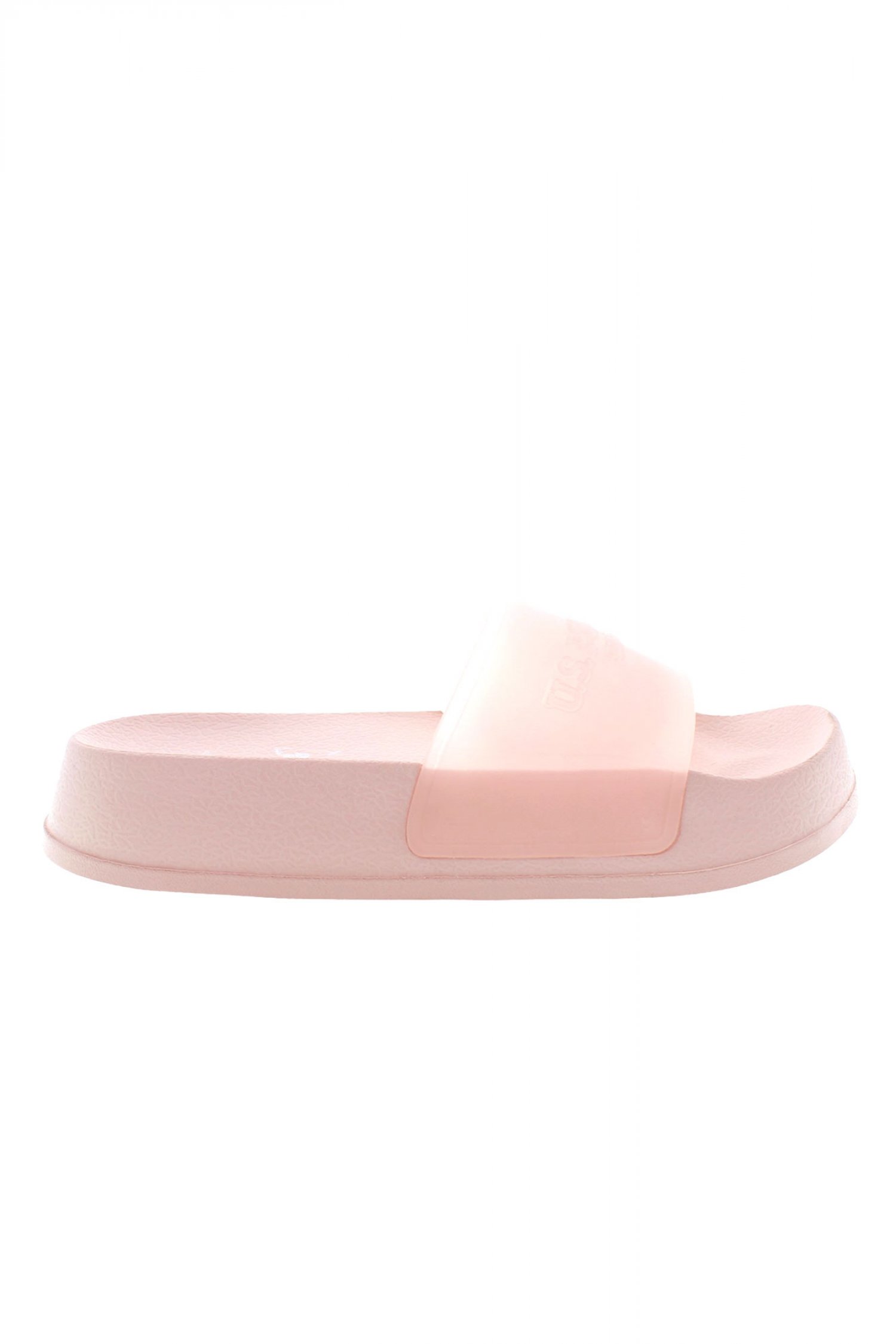 U.S. POLO ASSN. ΠΑΠΟΥΤΣΙΑ ΠΑΝΤΟΦΛΕΣ ΑΝΑΓΛΥΦΟ LOGO ΡΟΖ