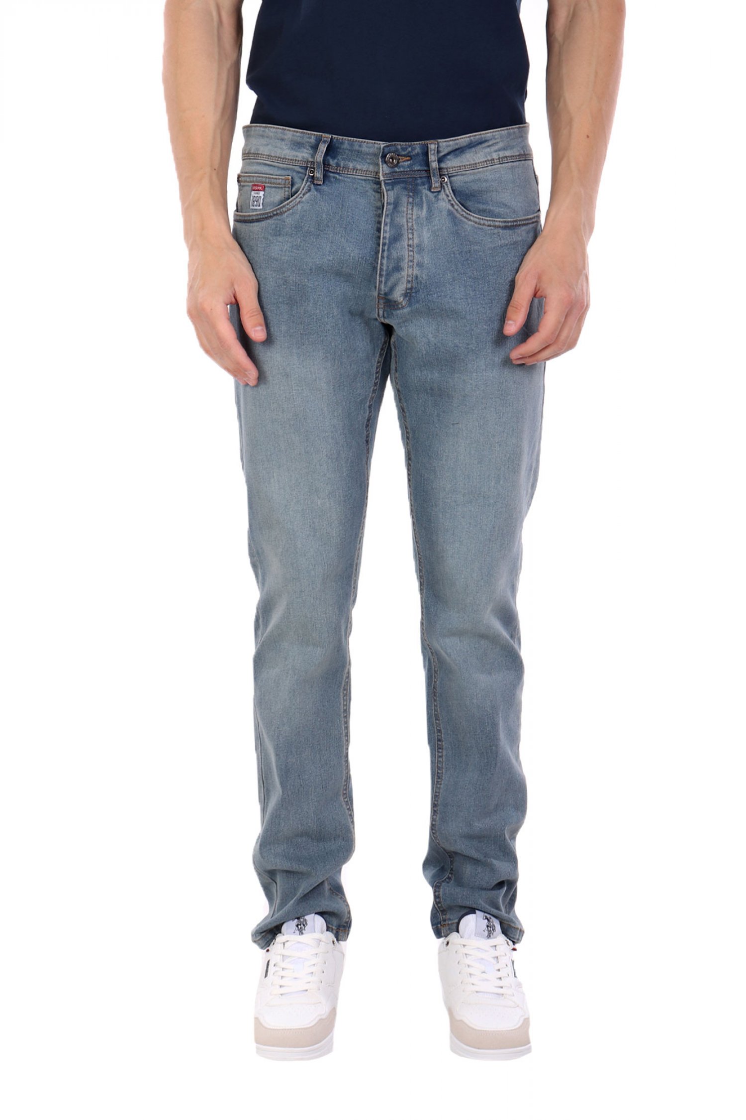 U.S. POLO ASSN. ΠΑΝΤΕΛΟΝΙ JEANS ROMA 5 POCKET PANT ΜΠΛΕ