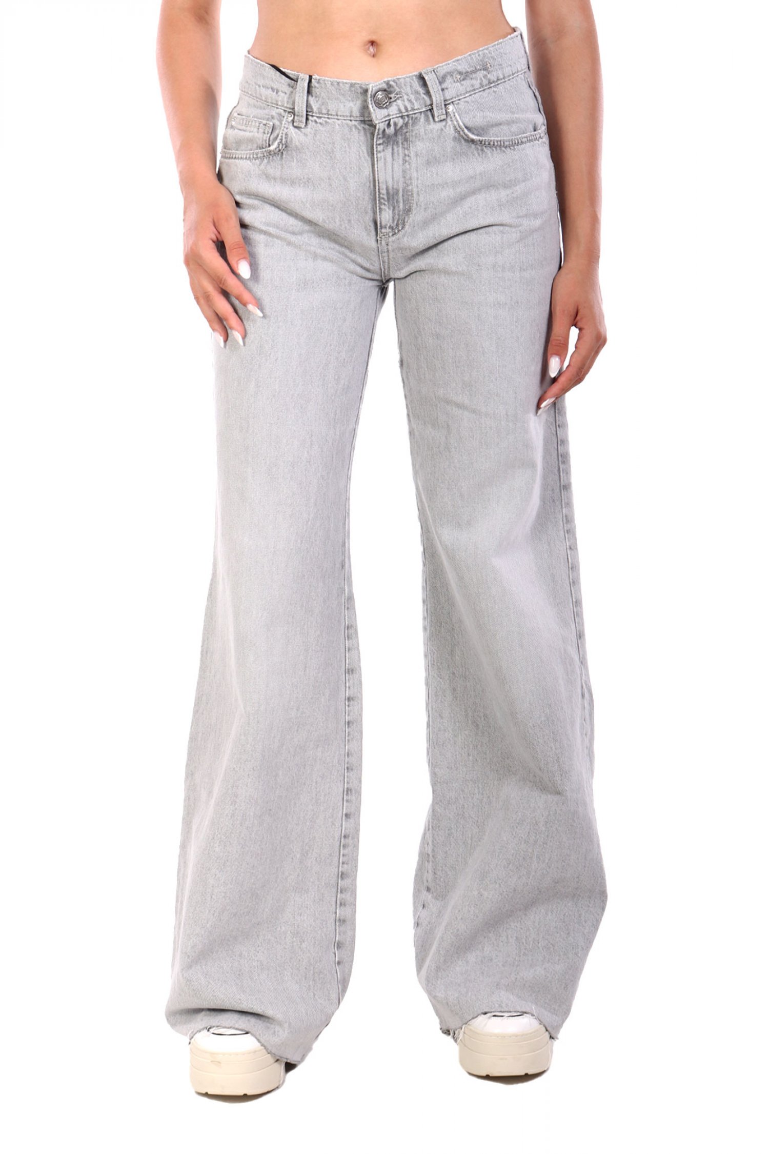 MARELLA ΠΑΝΤΕΛΟΝΙ JEANS WLEG ΓΚΡΙ