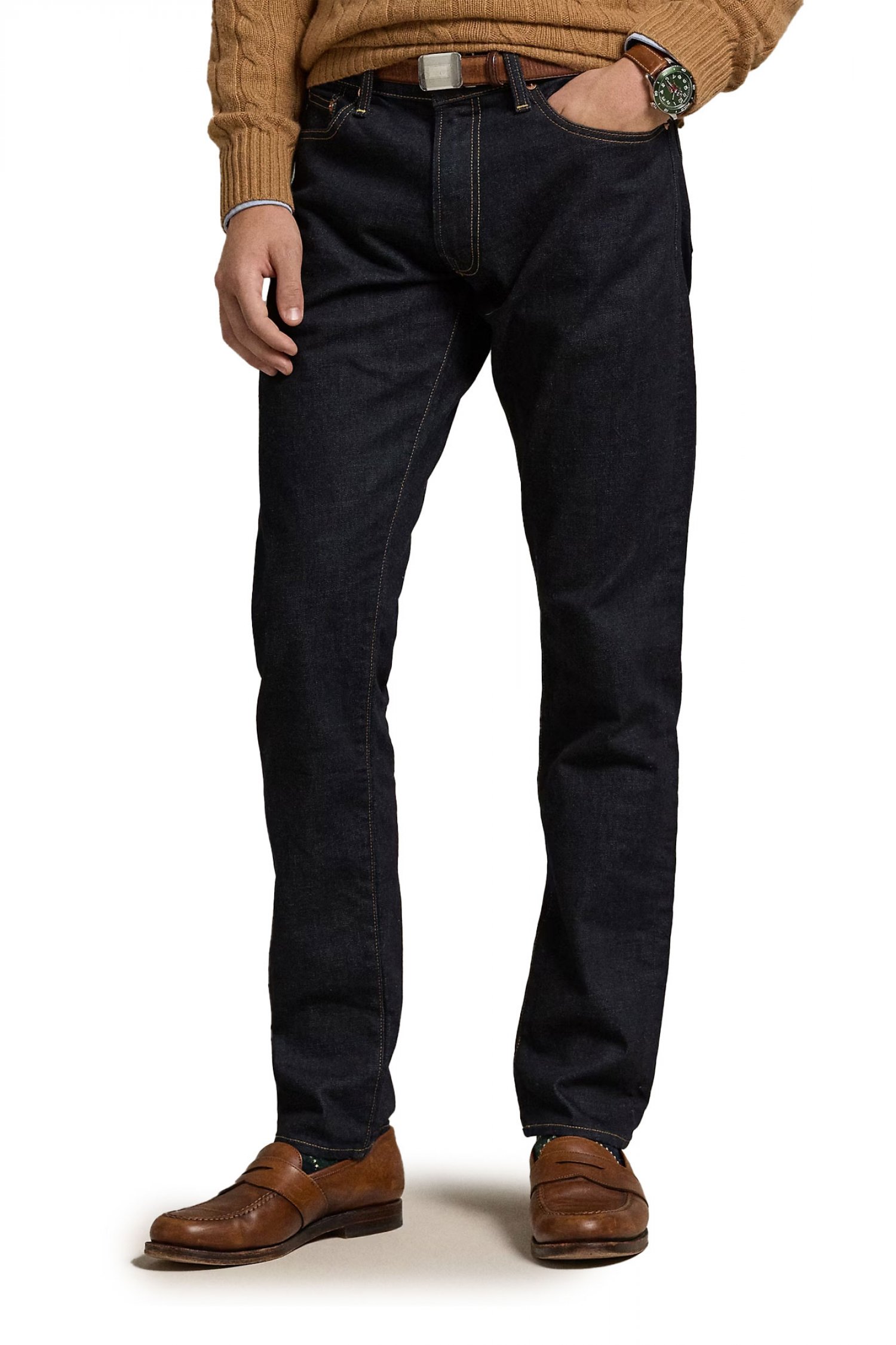 RALPH LAUREN ΠΑΝΤΕΛΟΝΙ JEANS THE SULIVAN SLIM LOW STRETCH ΜΠΛΕ