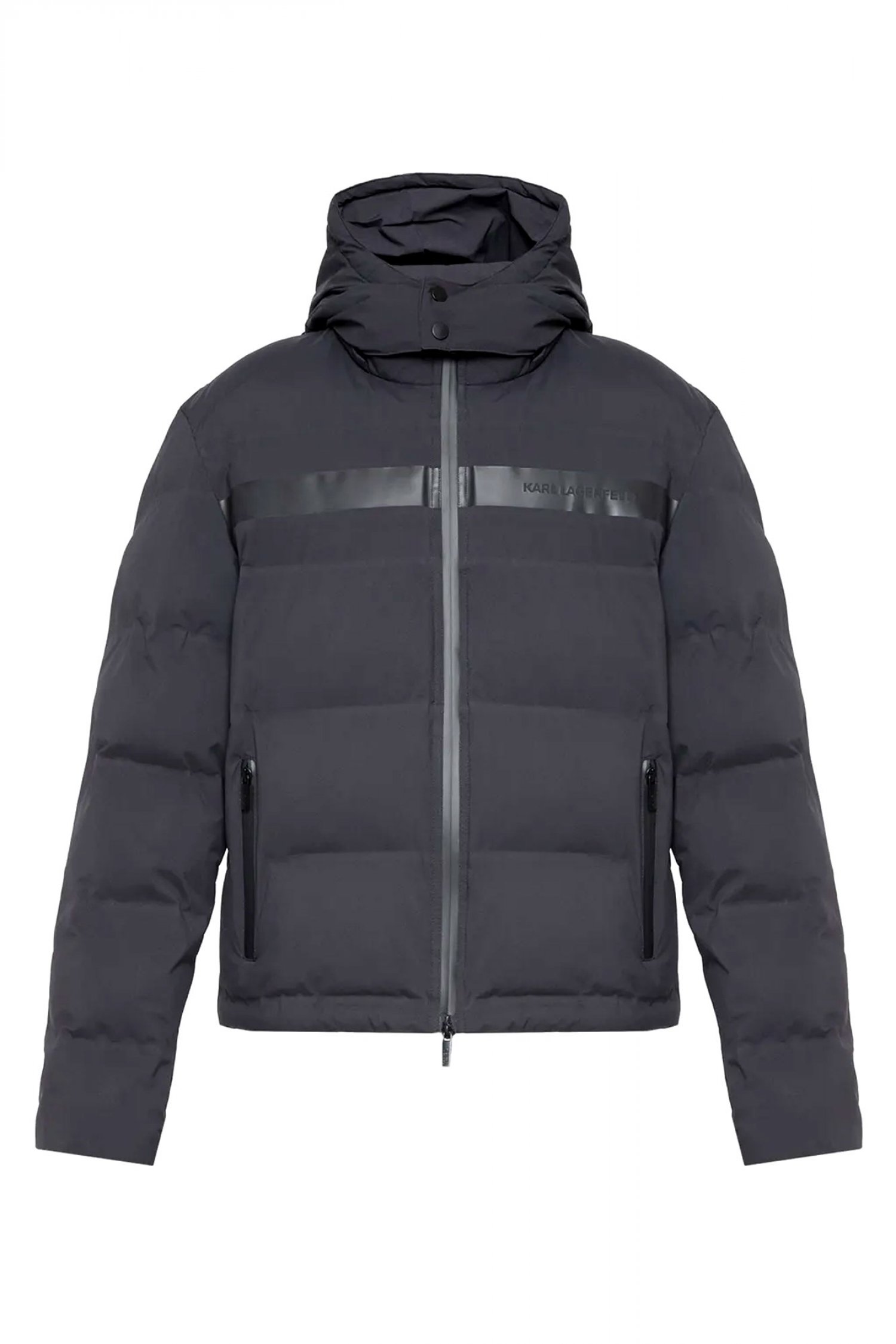 KARL LAGERFELD ΜΠΟΥΦΑΝ ΦΟΥΣΚΩΤΟ ΑΠΟΣΠΩΜΕΝΗ ΚΟΥΚΟΥΛΑ ΜΑΥΡΟ