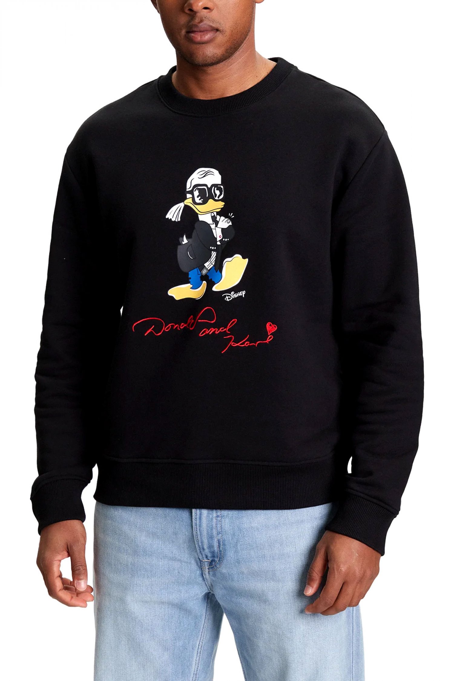 KARL LAGERFELD ΦΟΥΤΕΡ CREW NECK X DISNEY ΜΑΥΡΟ