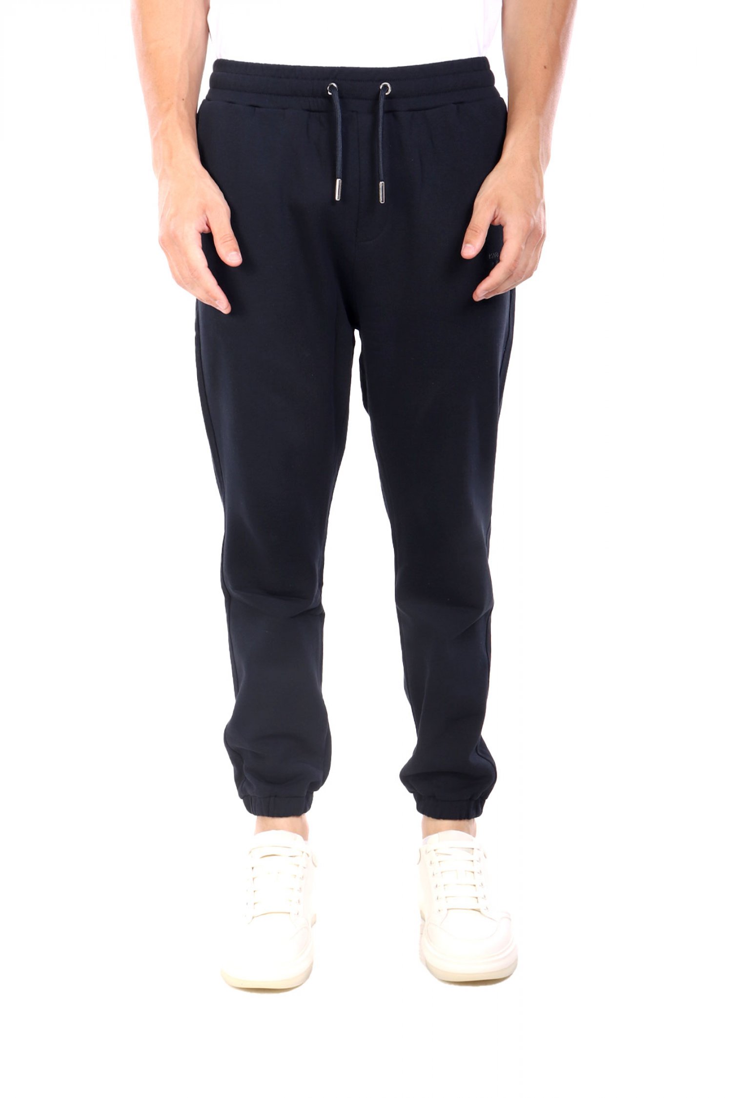 KARL LAGERFELD ΠΑΝΤΕΛΟΝΙ ΦΟΡΜΑ LOGO ΜΠΛΕ