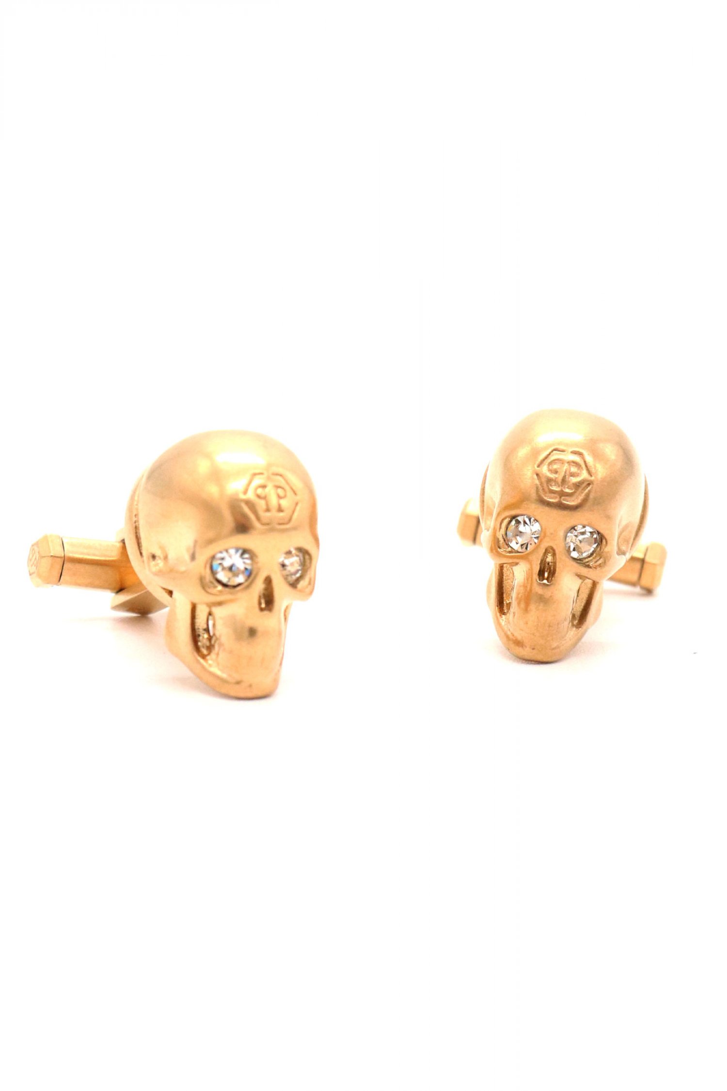 PHILIPP PLEIN PHILIPP PLEIN ΜΑΝΙΚΕΤΟΚΟΥΜΠΑ CUFFLINKS IP 3D SKULL ΧΡΥΣΟ