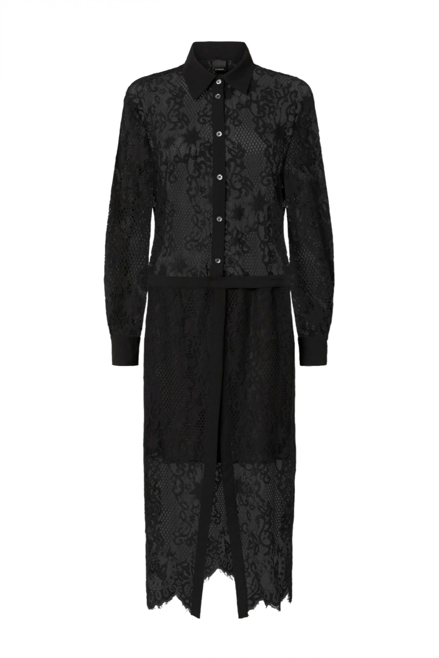 PINKO ΦΟΡΕΜΑ MAXI ANTIPASTO DRESS ΜΑΥΡΟ