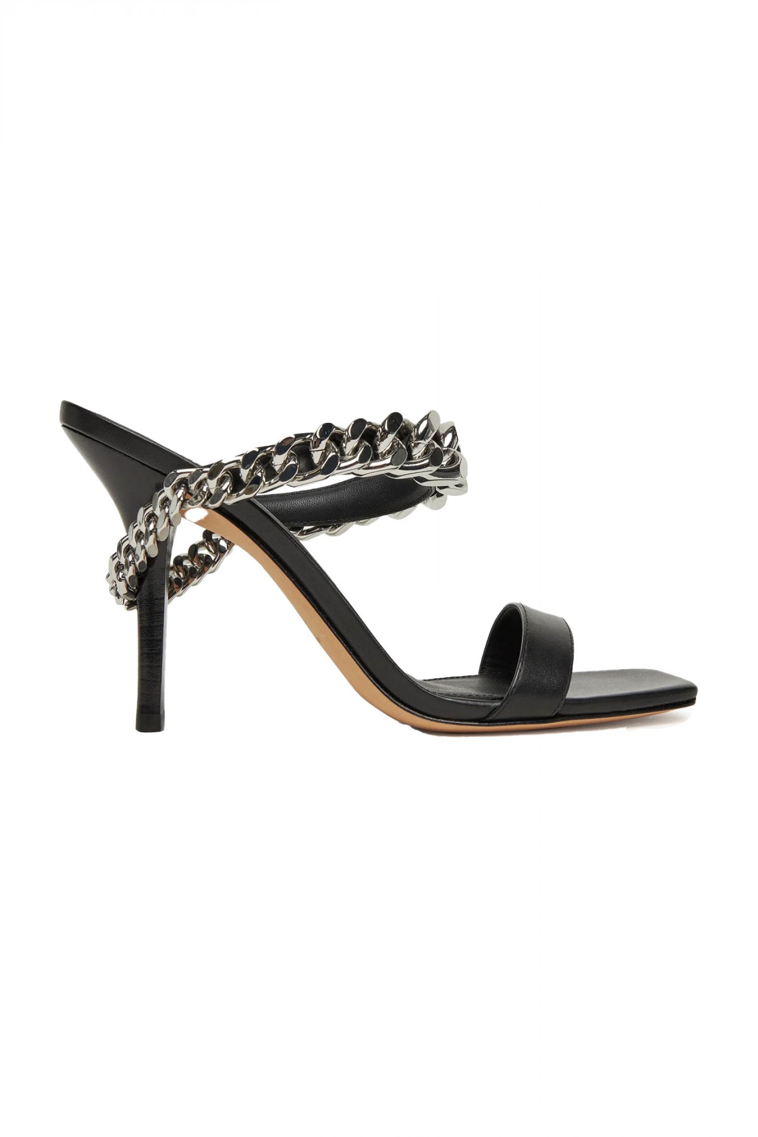 MICHAEL KORS ΠΑΠΟΥΤΣΙΑ MULES ΒLANCA HIGH SANDAL ΑΛΥΣΙΔΑ ΜΑΥΡΟ