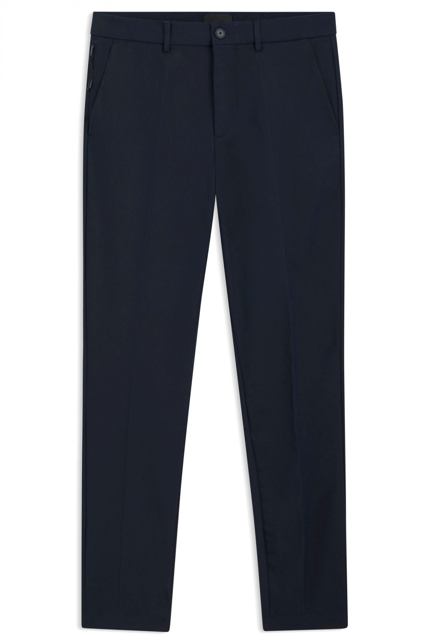 BOSS ΠΑΝΤΕΛΟΝΙ CHINO SLIM FIT P-KAITON1-ZIP ΜΠΛΕ