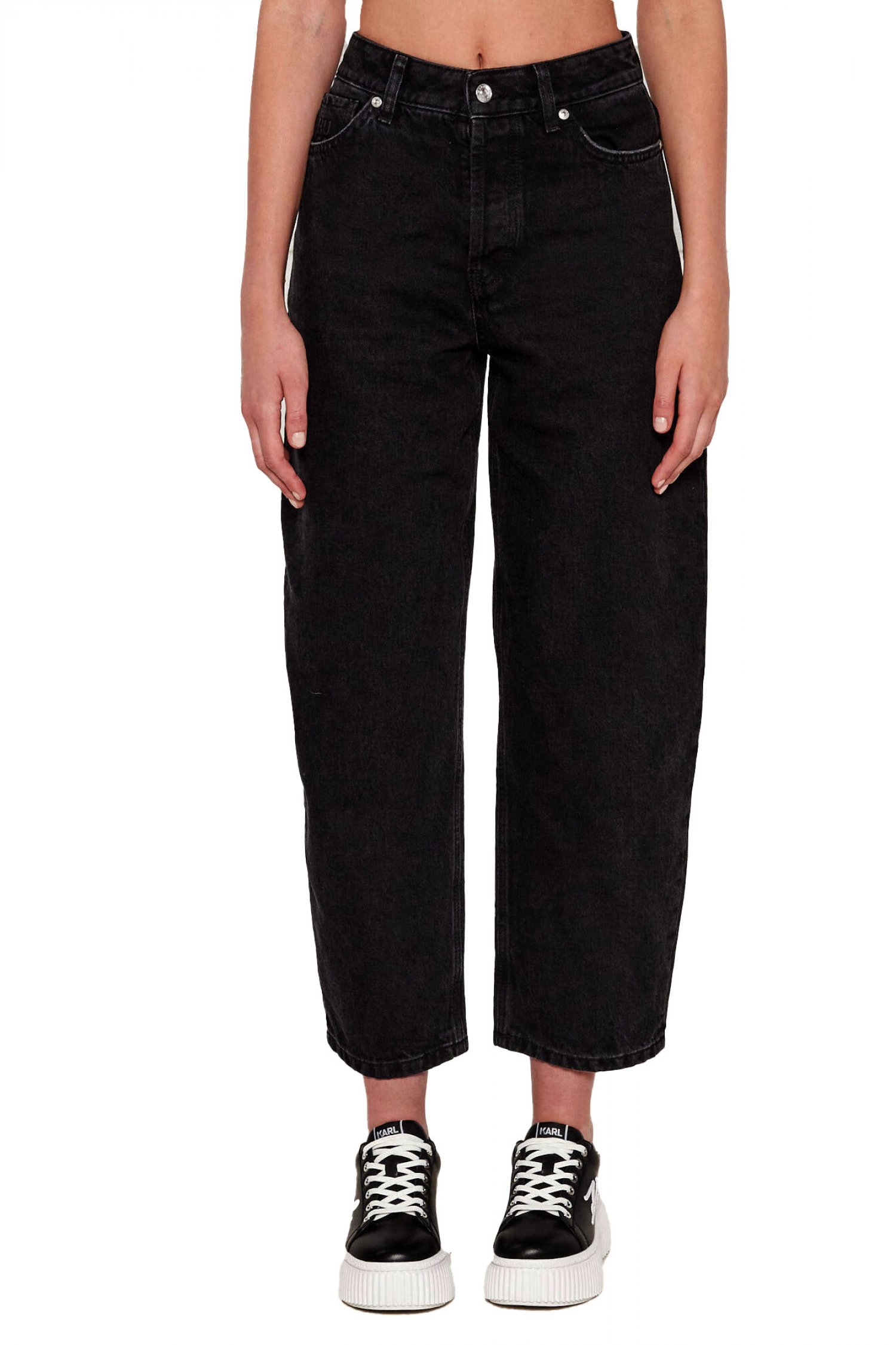 HUGO ΠΑΝΤΕΛΟΝΙ JEANS RELAXED FIT GIMINE_3 ΜΑΥΡΟ