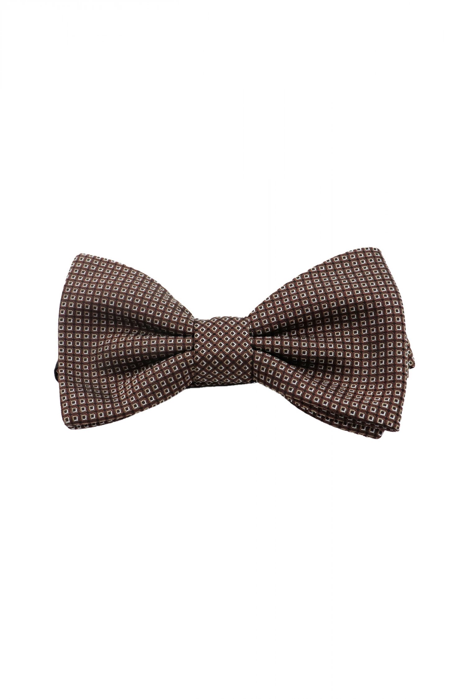 HUGO HUGO ΠΑΠΙΓΙΟΝ BOW TIE ΜΠΕΖ-ΚΑΦΕ