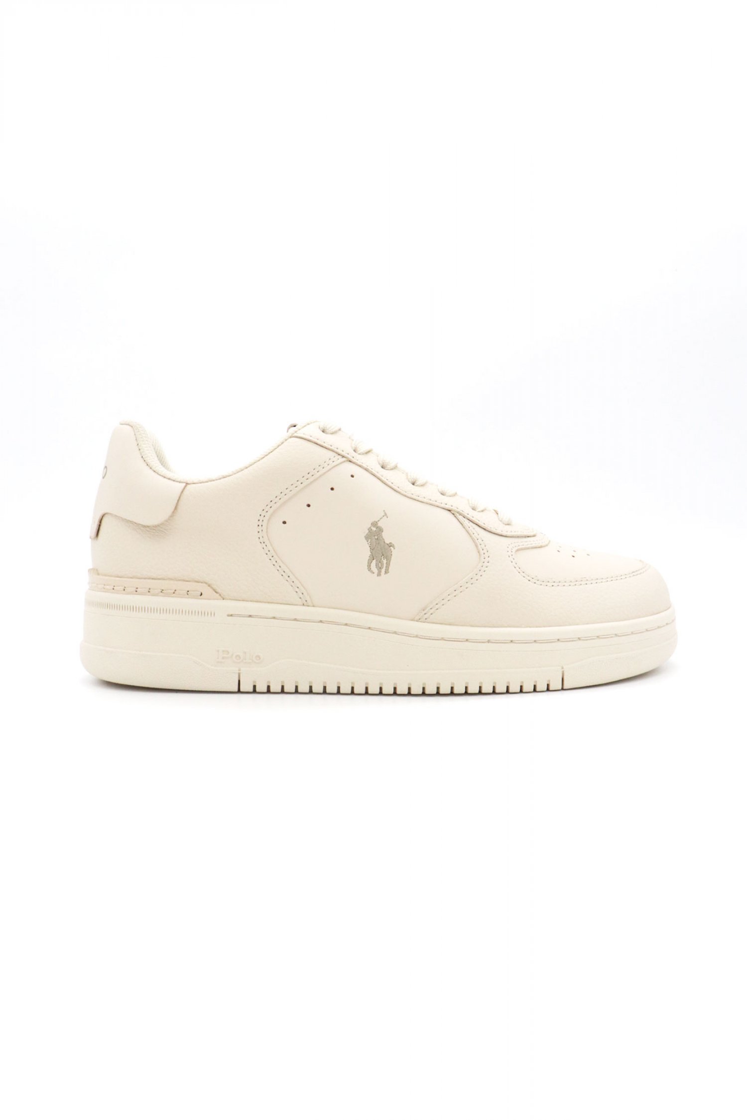 RALPH LAUREN ΠΑΠΟΥΤΣΙΑ SNEAKERS MASTERS-CRT-SK-LTL ΕΚΡΟΥ