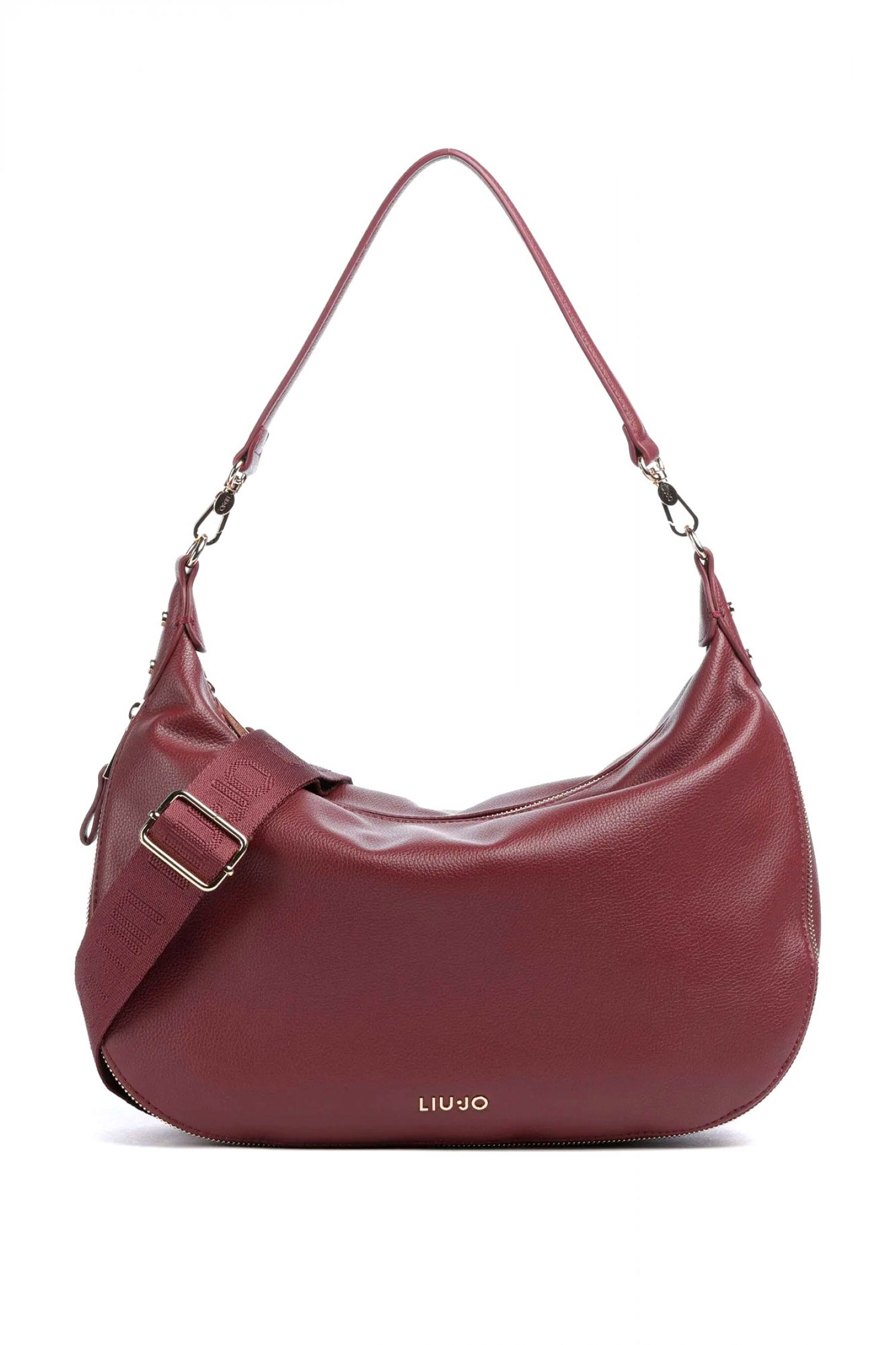LIU-JO BETTER ΤΣΑΝΤΑ SHOULDER HOBO ΜΠΟΡΝΤΩ