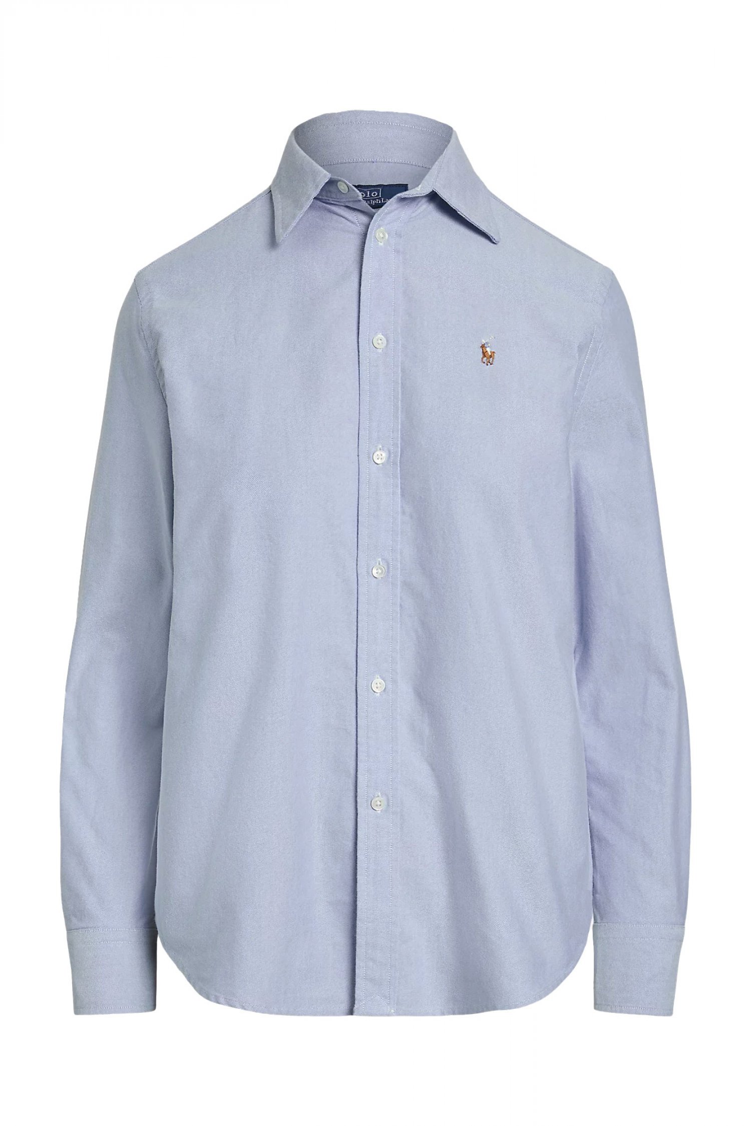 RALPH LAUREN ΠΟΥΚΑΜΙΣΟ CLASSIC FIT LOGO ΣΙΕΛ